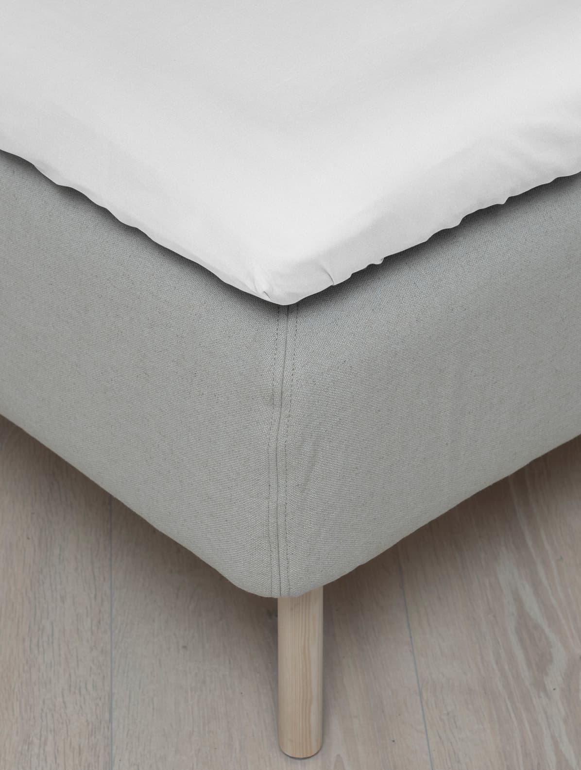 Formsydd Bettlaken Satin Weiß 160x200