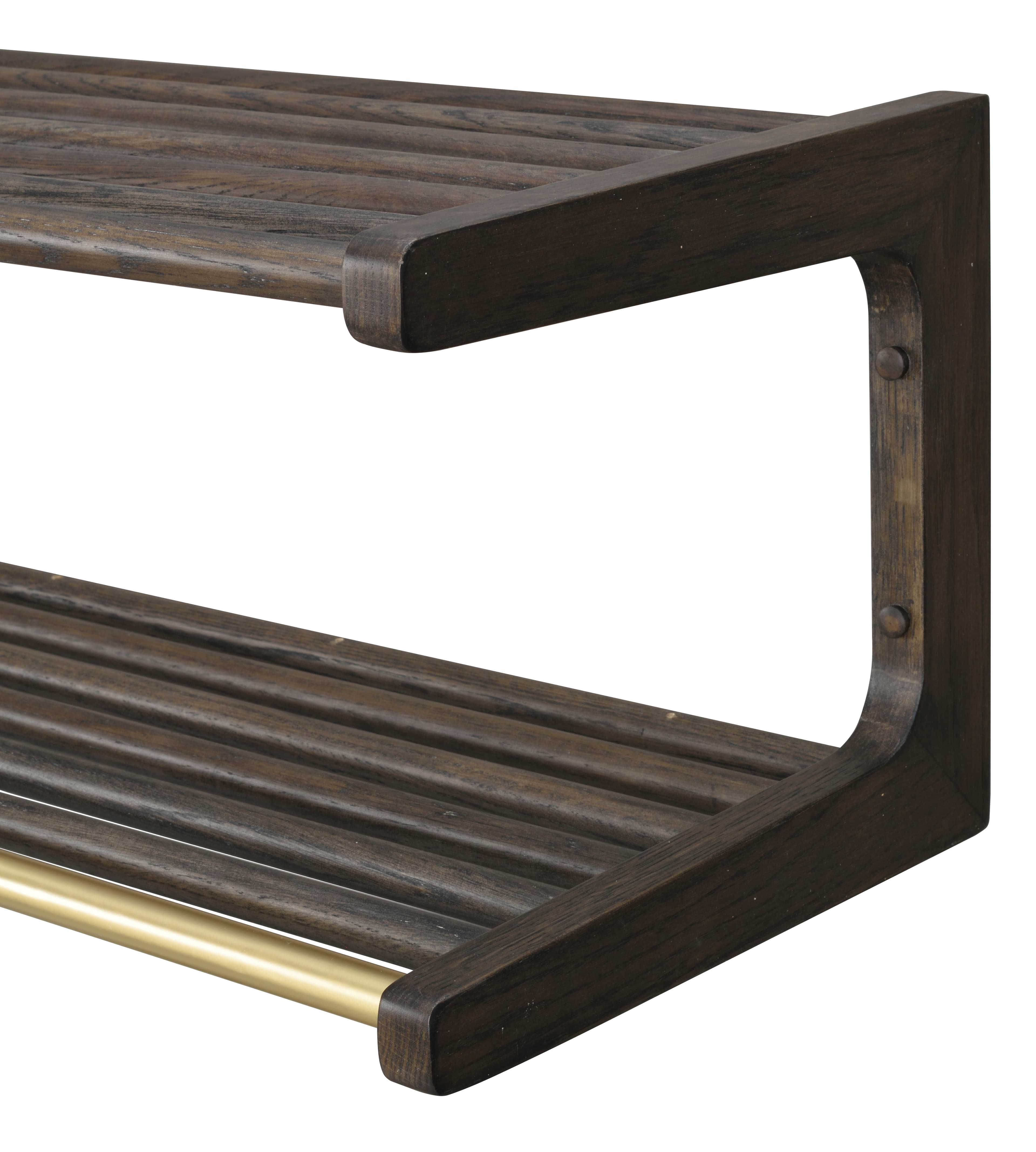Inverness Hutablage Braun 80cm