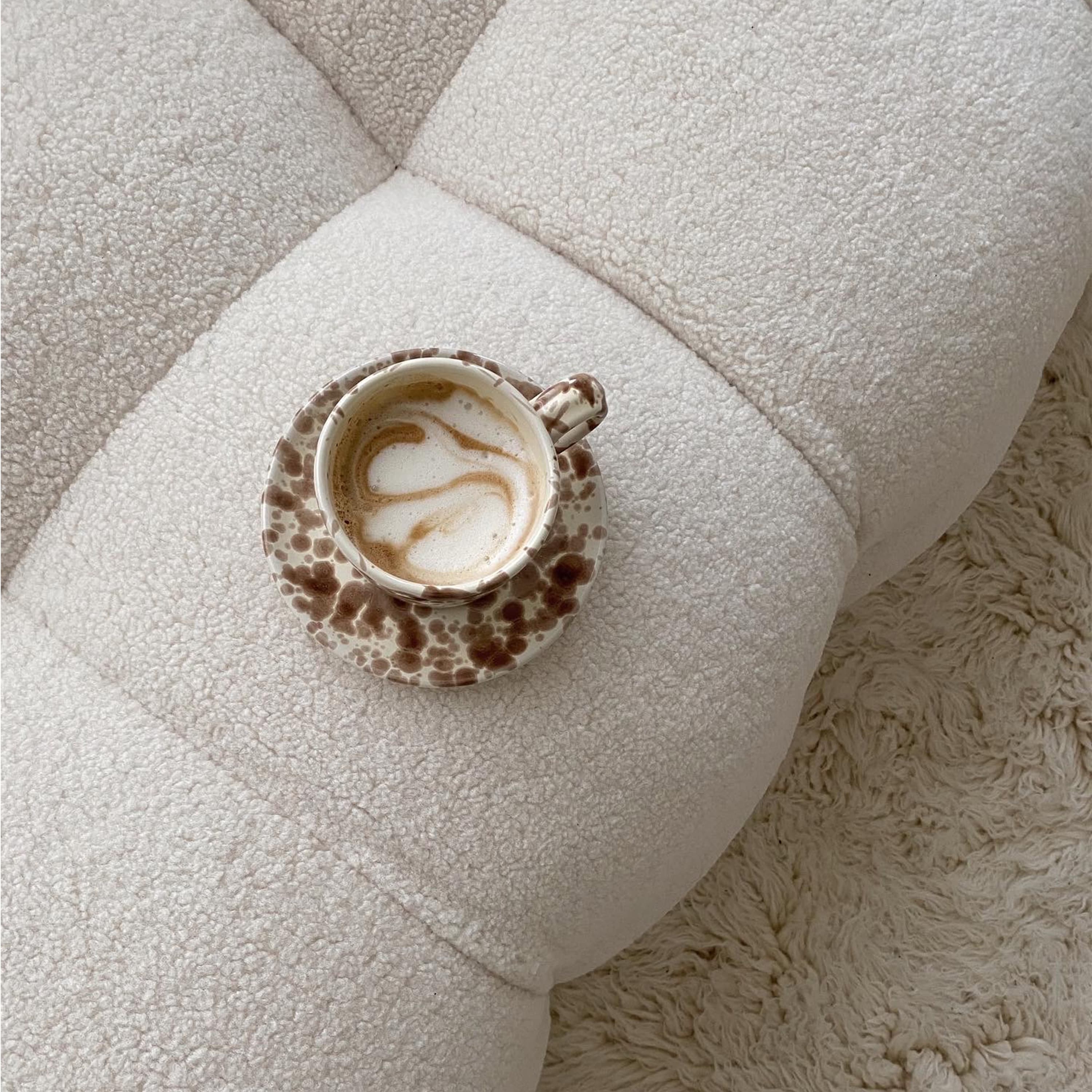 Billie 4-Sitzer Sofa in Creme Teddy