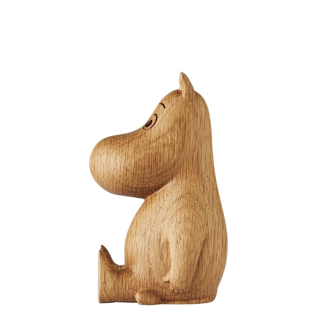 Mumintroll Holzdekoration Mumintroll Eiche 10cm