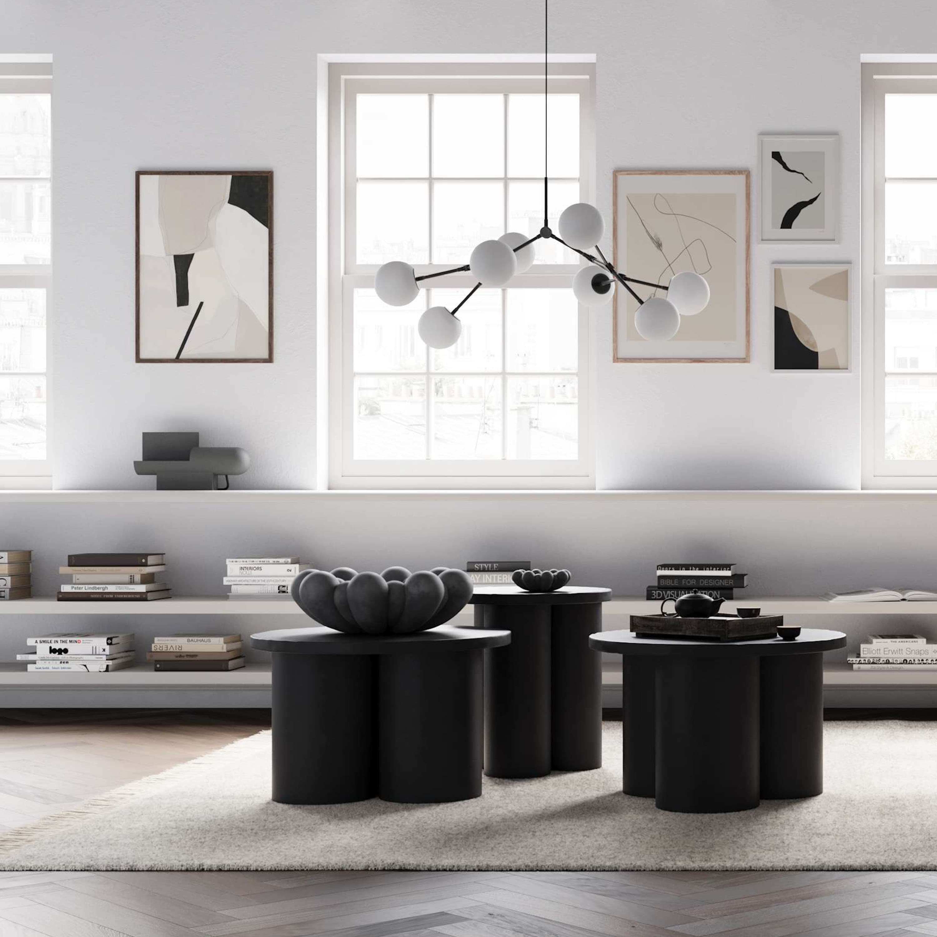 Bloom Schale Dark Grey Big