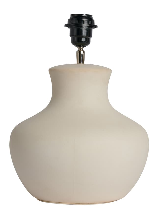 Mia Lamp Base White/Ivory