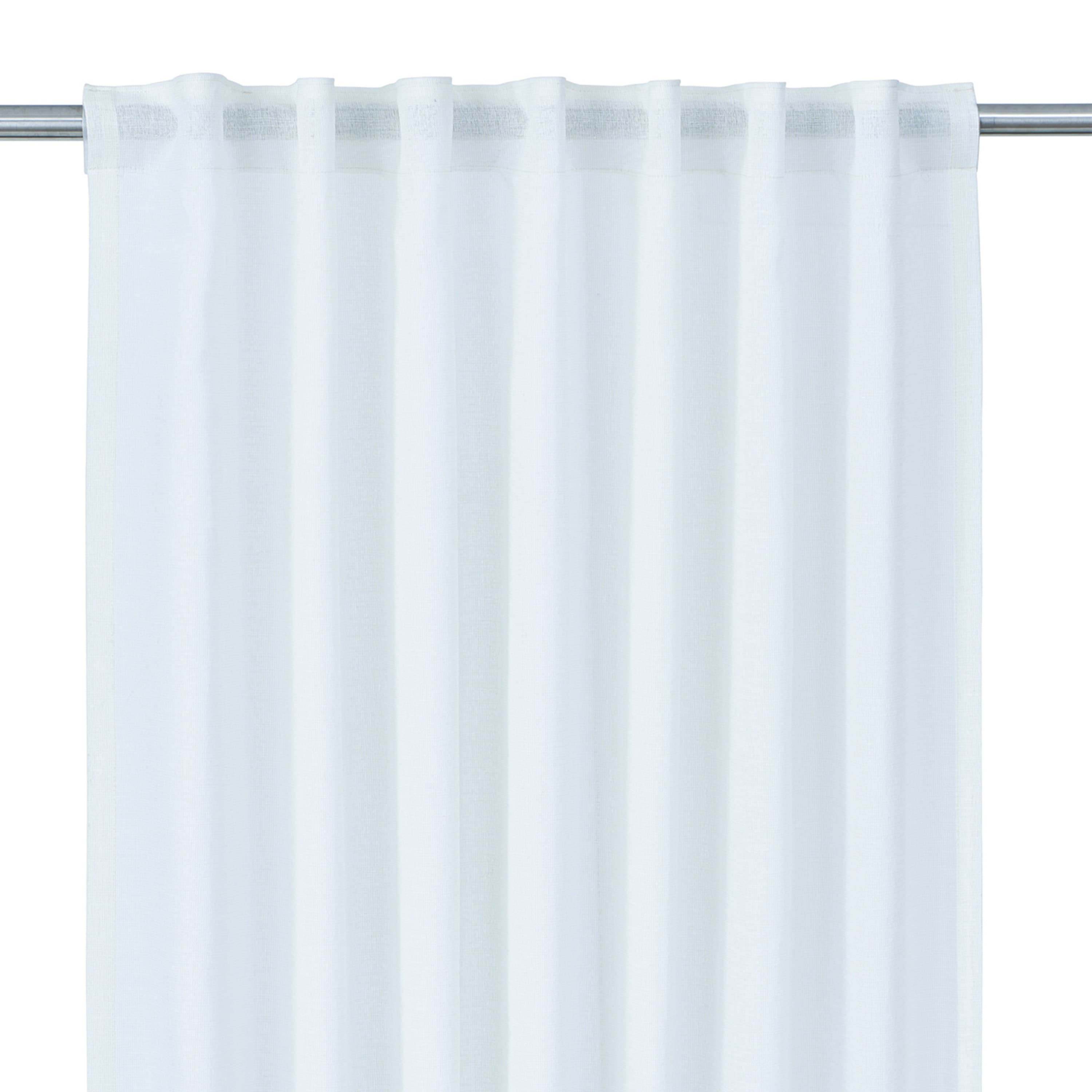 Diana Curtain Length White 350cm Set of 2