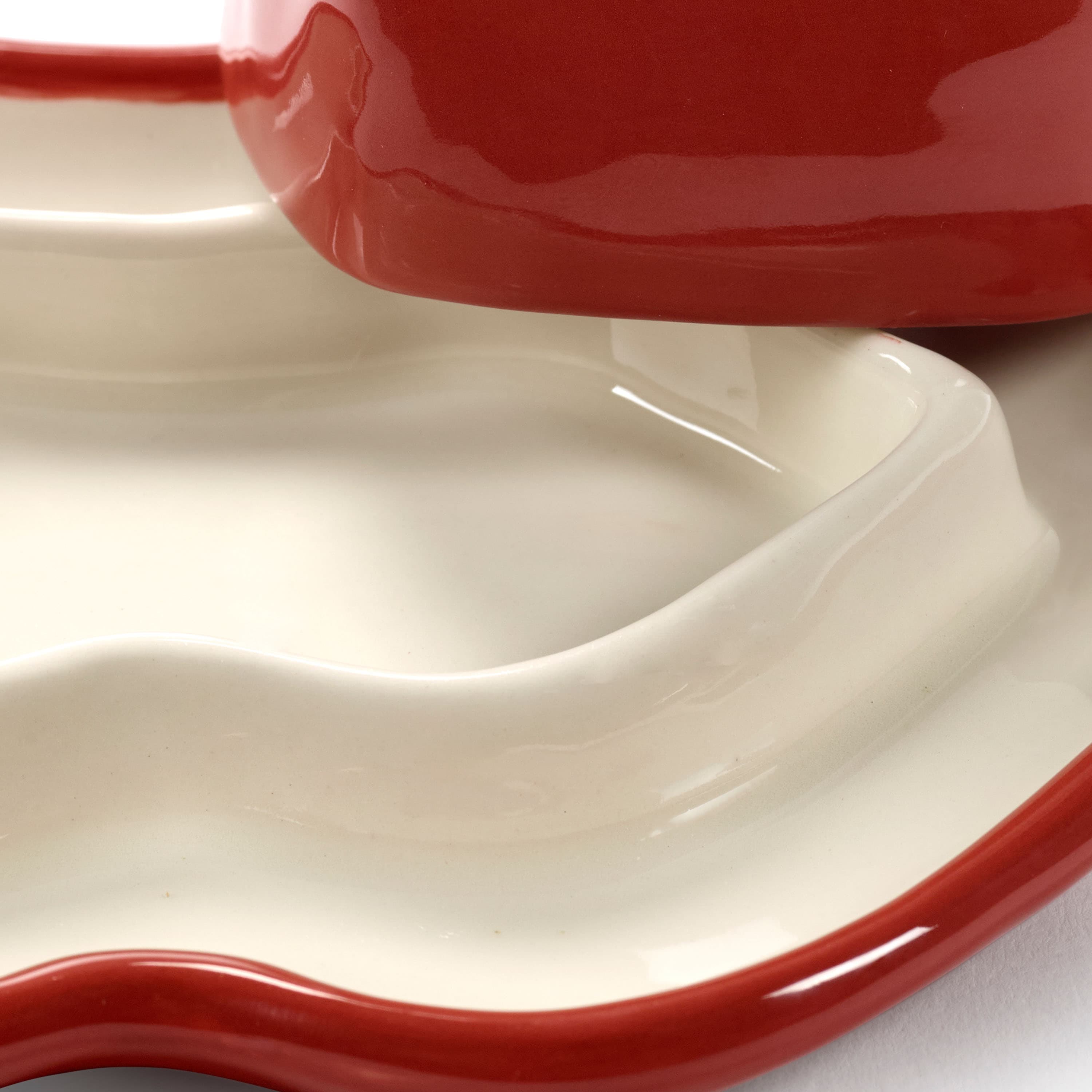 Les Objets Mouleversants Dose mit Deckel Red