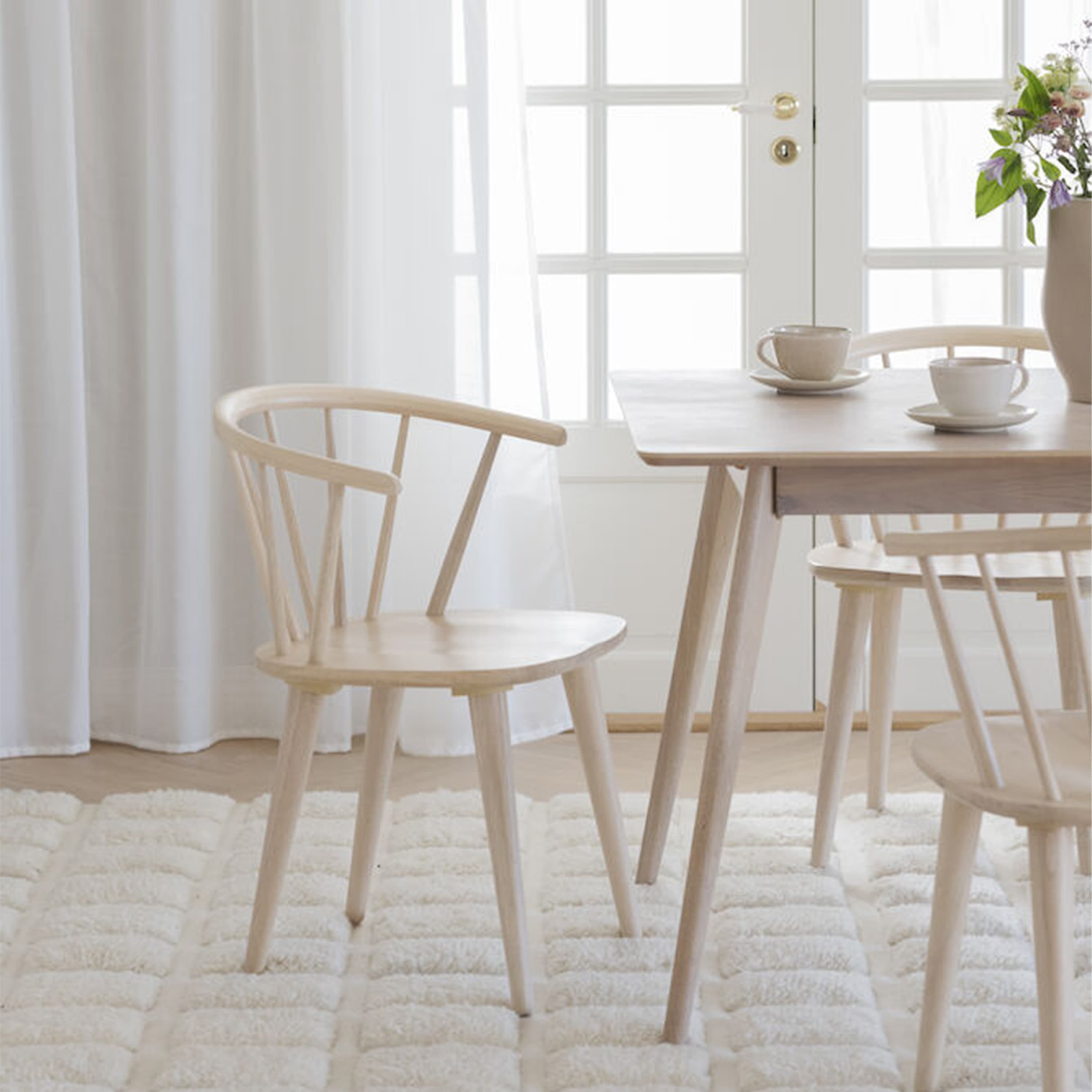 Carmen Dining Chair White Pigmented