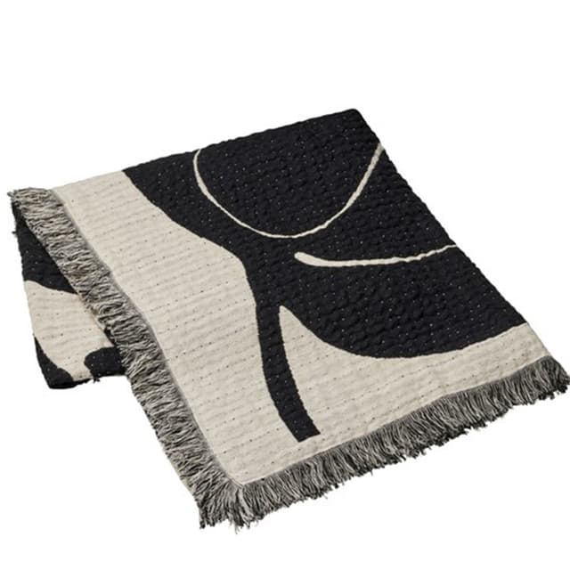 Herbert Throw Black 130x180