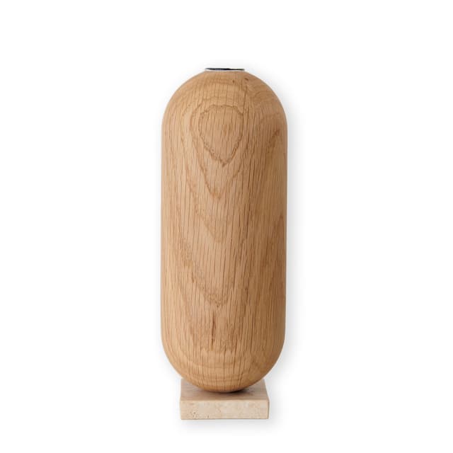 Ellipse Vase Natur geölte Eiche