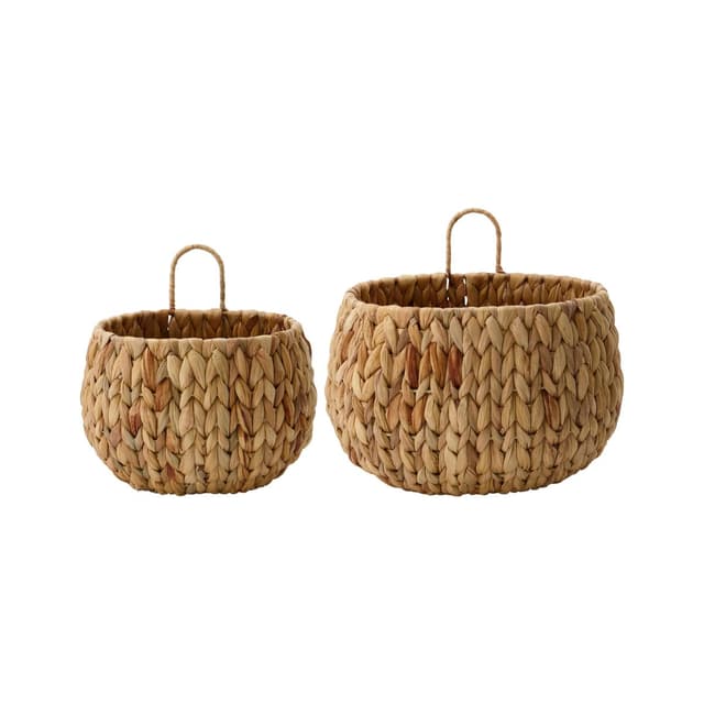 Hang Baskets Natural Set of 2
