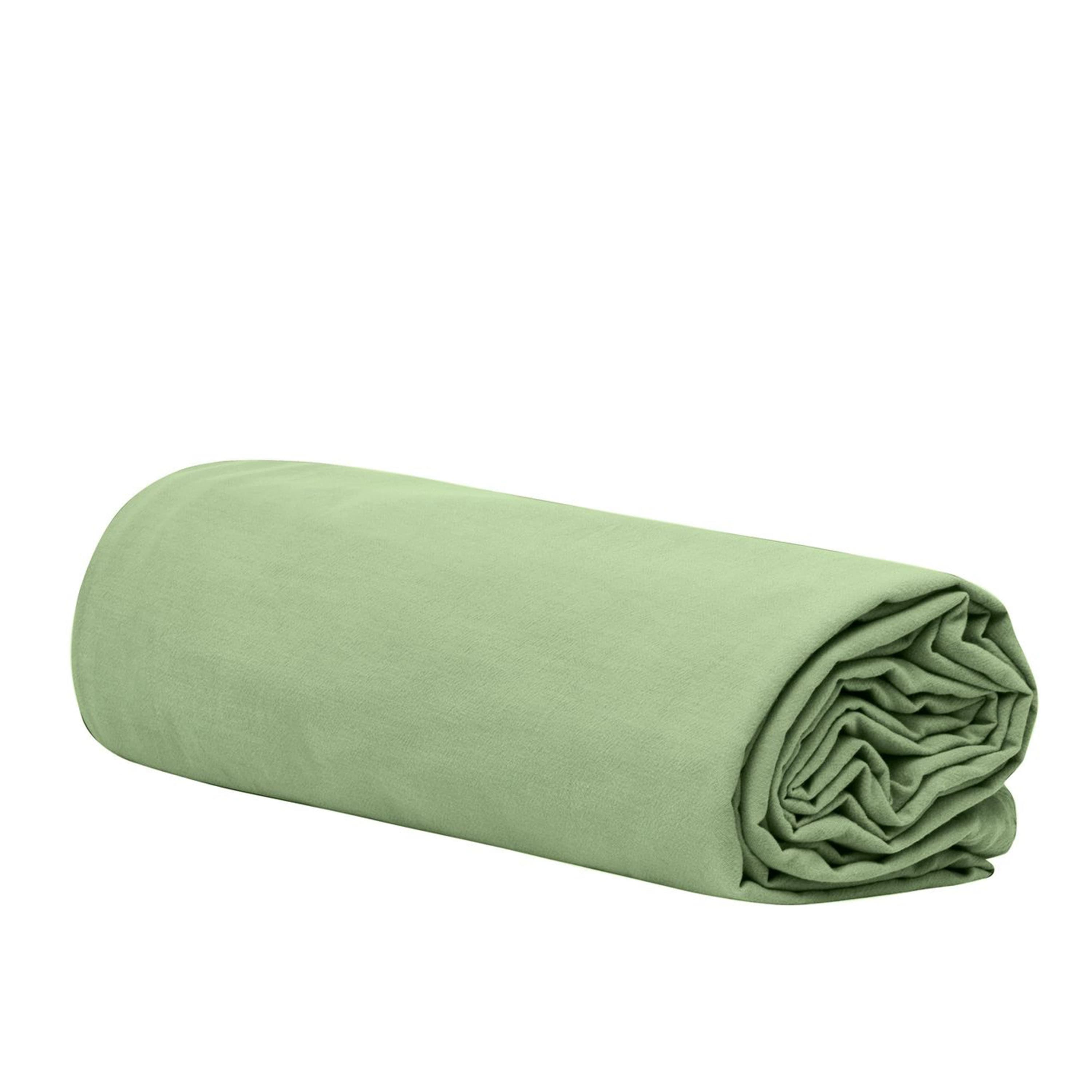 Frøya BIO Spannbettlaken Frühlingsgrün 90x200