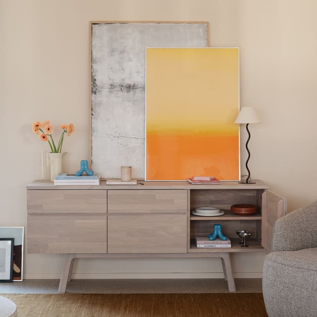 Cleardale Sideboard Weißpigmentiert 170cm