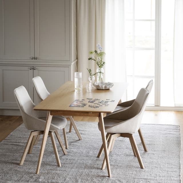 Alison Esszimmerstuhl Hellbeige/Eiche