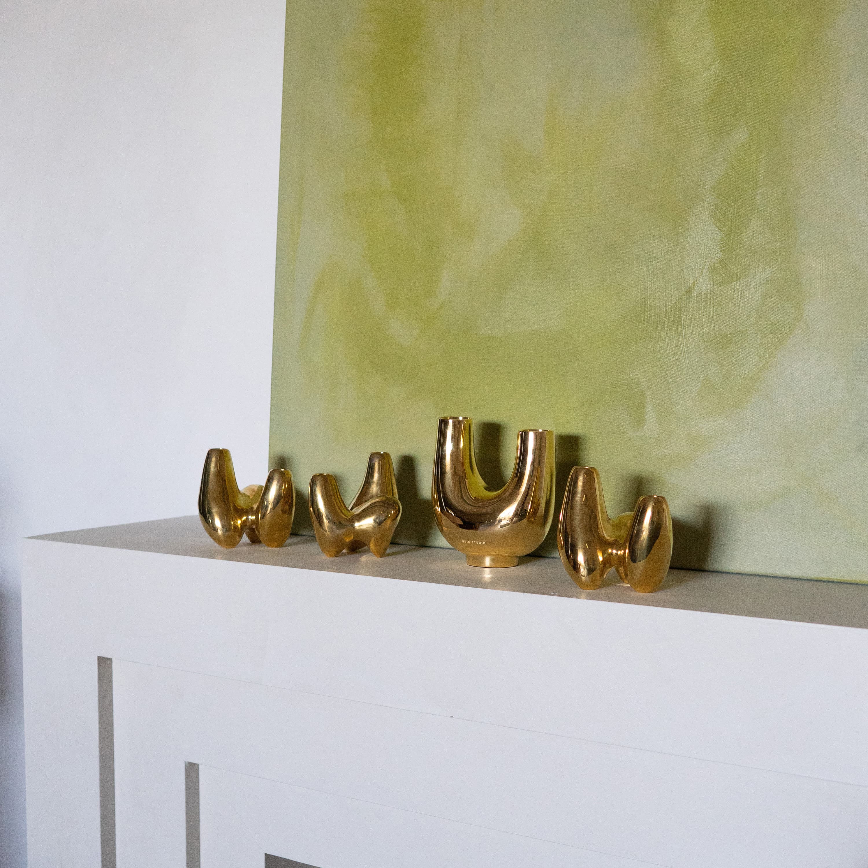 Kazumi Vase Brass 19cm