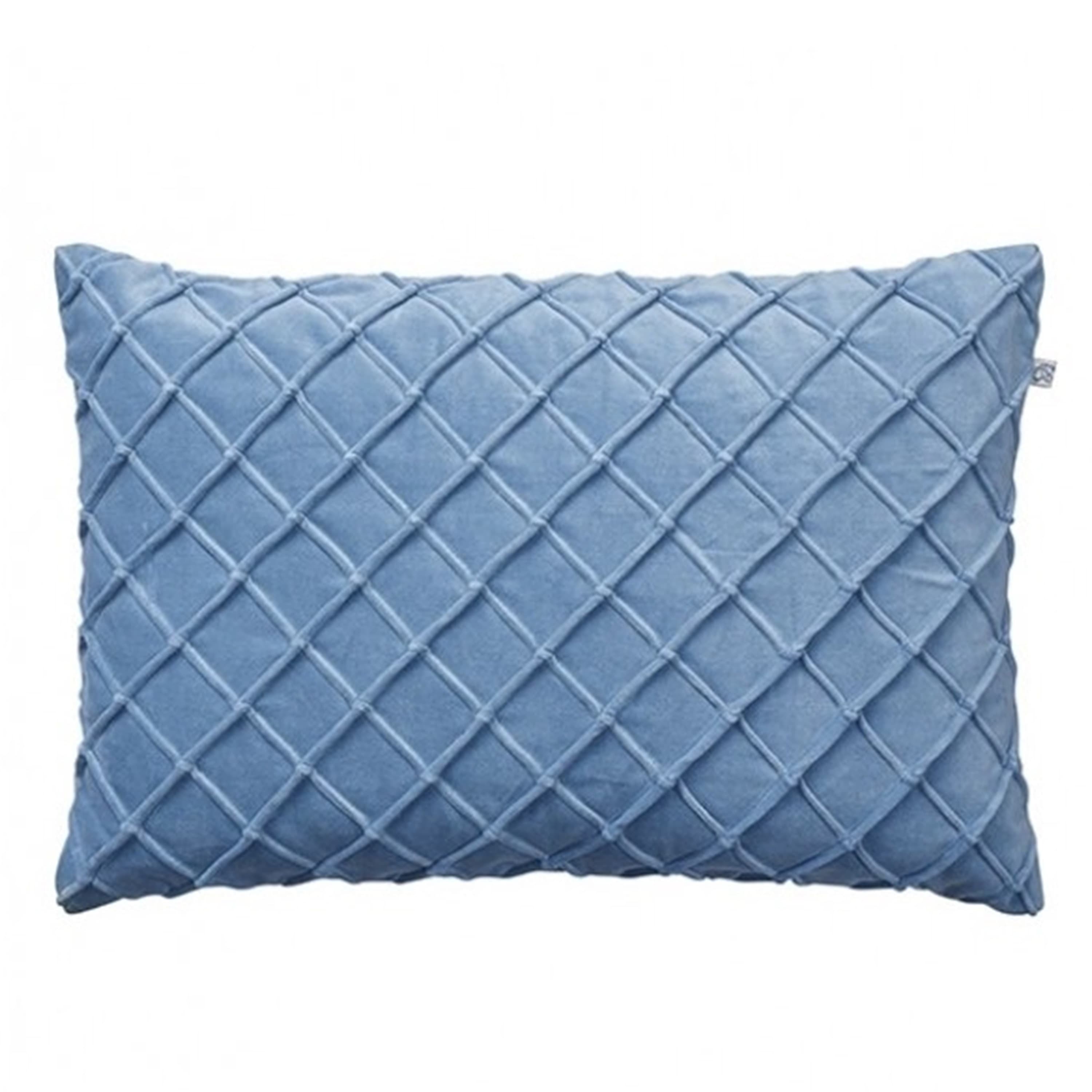 Deva Kissenbezug Samt Heaven Blue 40x60