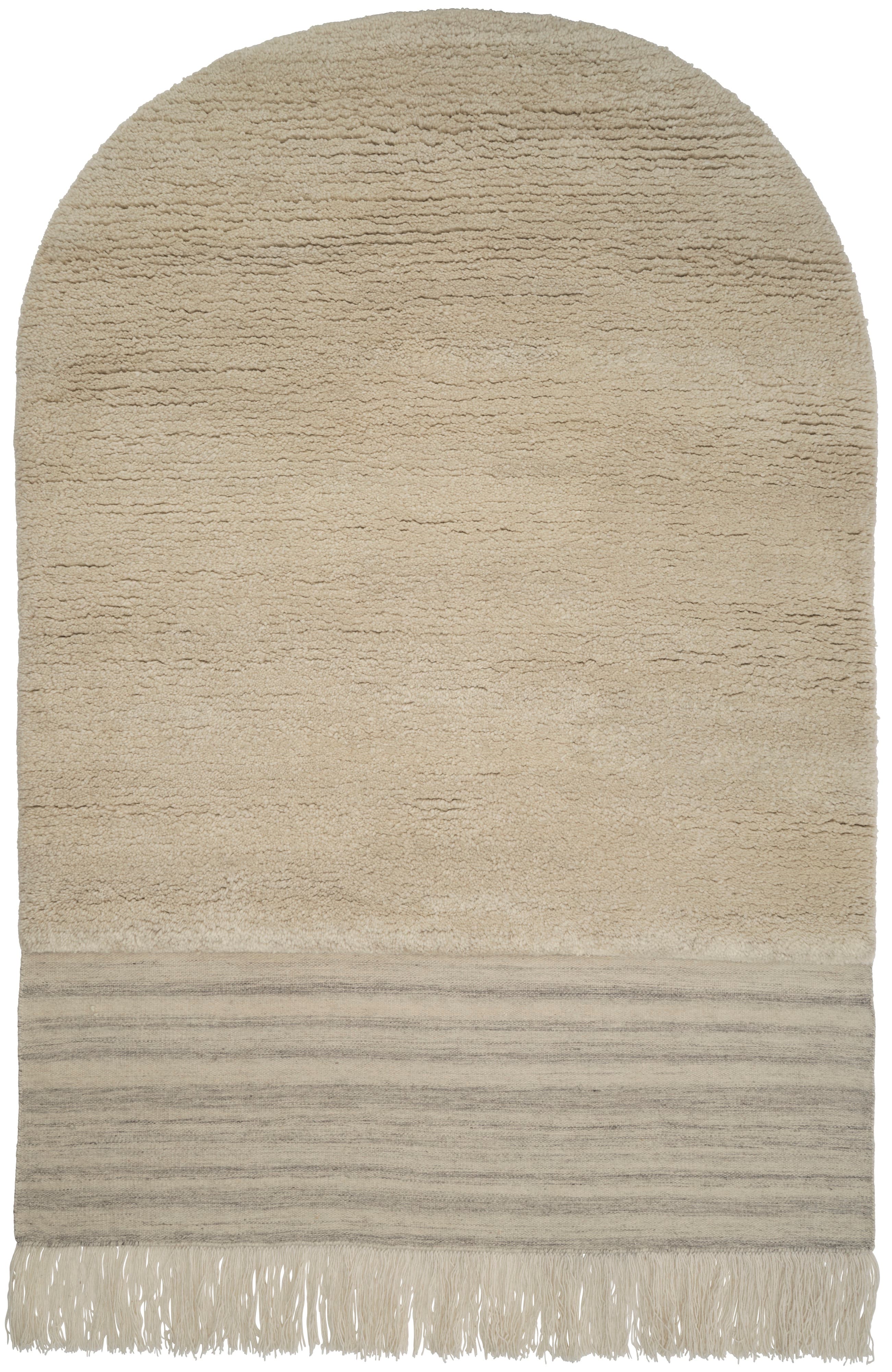 Eternal Eye Wollteppich Natur 200x300