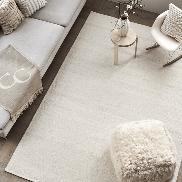 Boucle Wollteppich Ivory 200x300