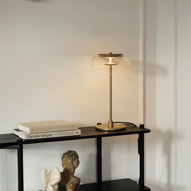 Blossi table lamp Nordic Gold/Clear Small