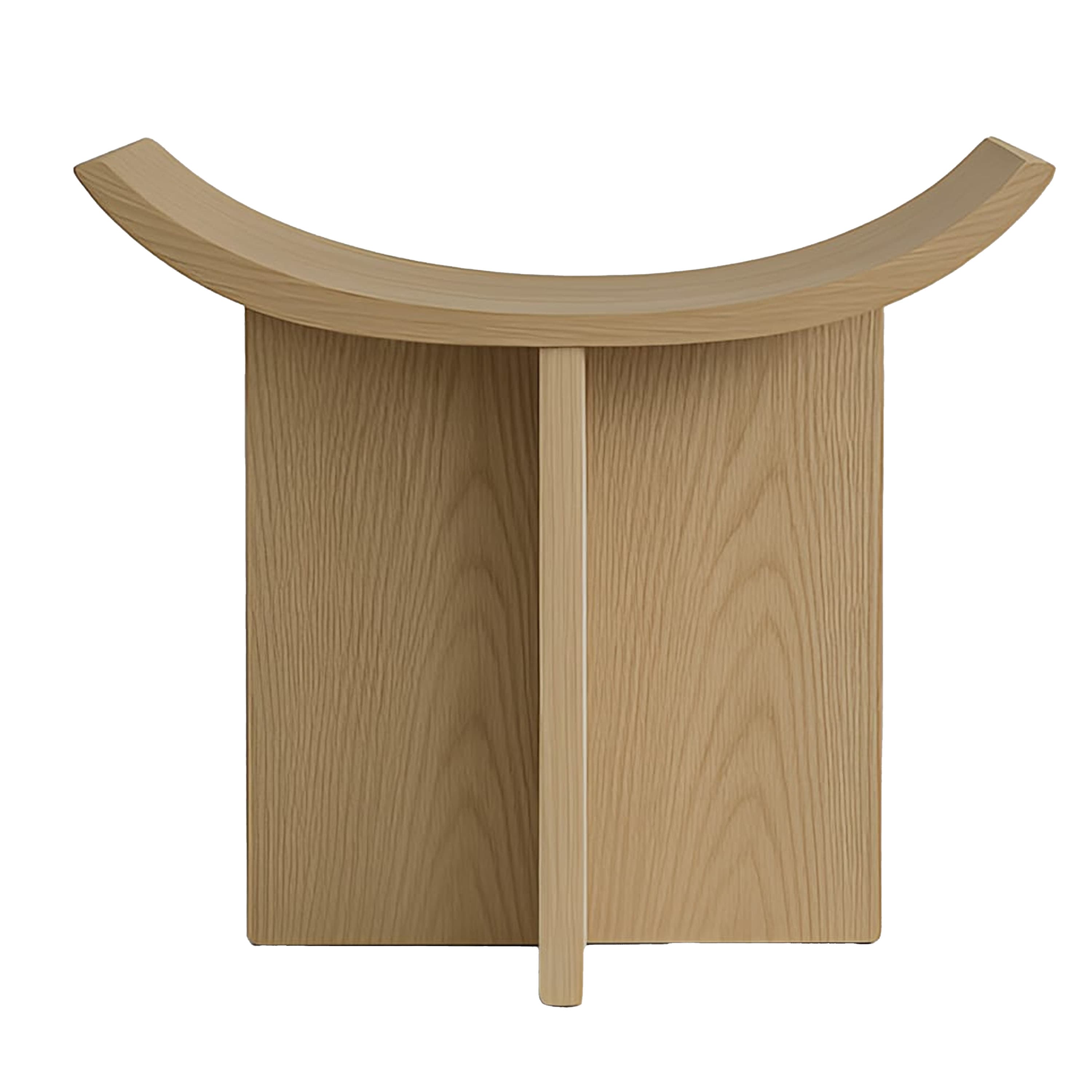 Brutus Hocker Natural Oak
