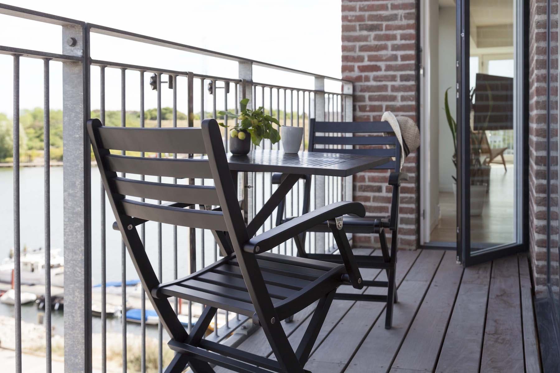 Balcony Table Black