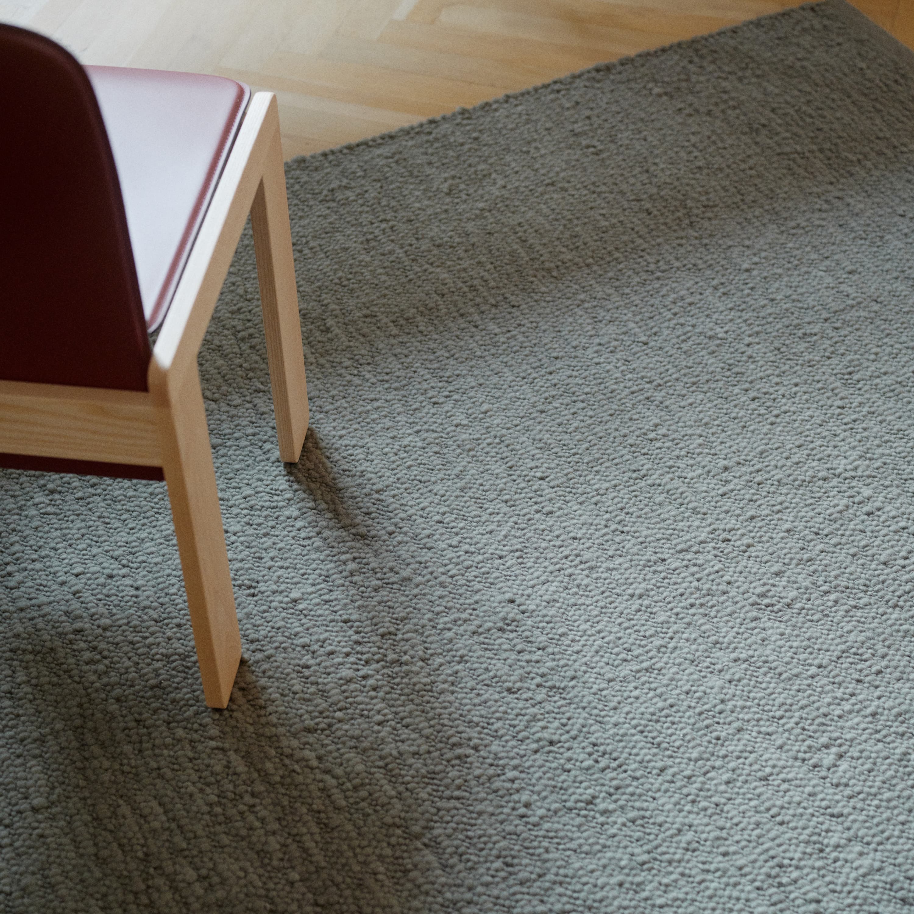 Pebbled Poem Wool Rug Moss 170x240