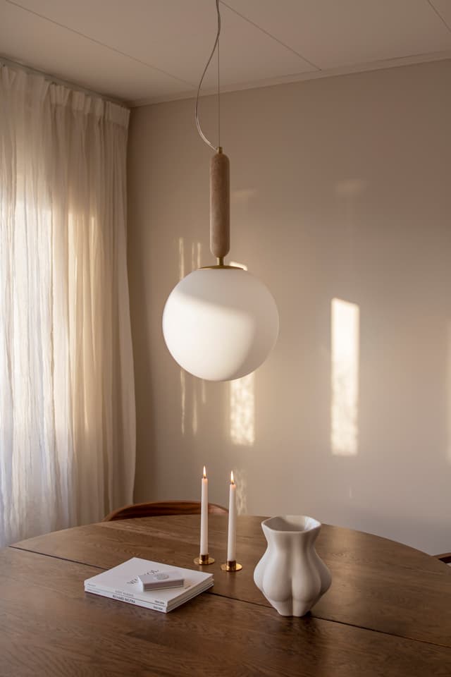 Torrano Ceiling Light Beige/White 30 cm