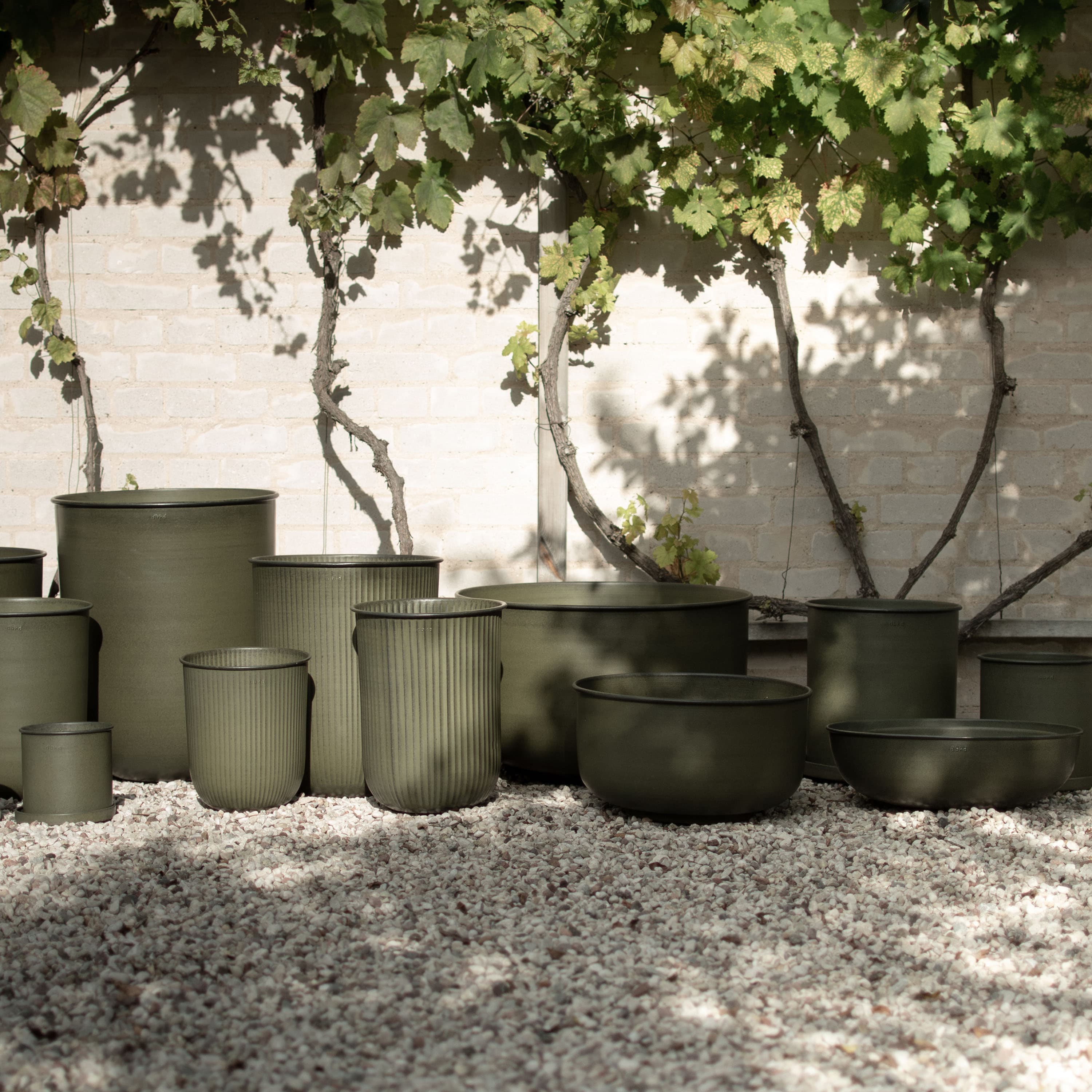 Plant Pot Utekruka Green Large 2-pack