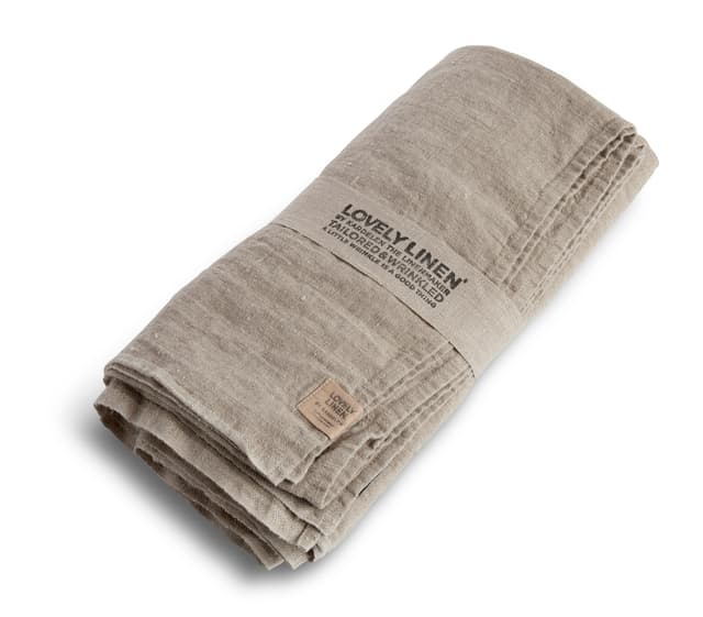 Lovely Tischdecke Leinen Natur Beige 145x380cm