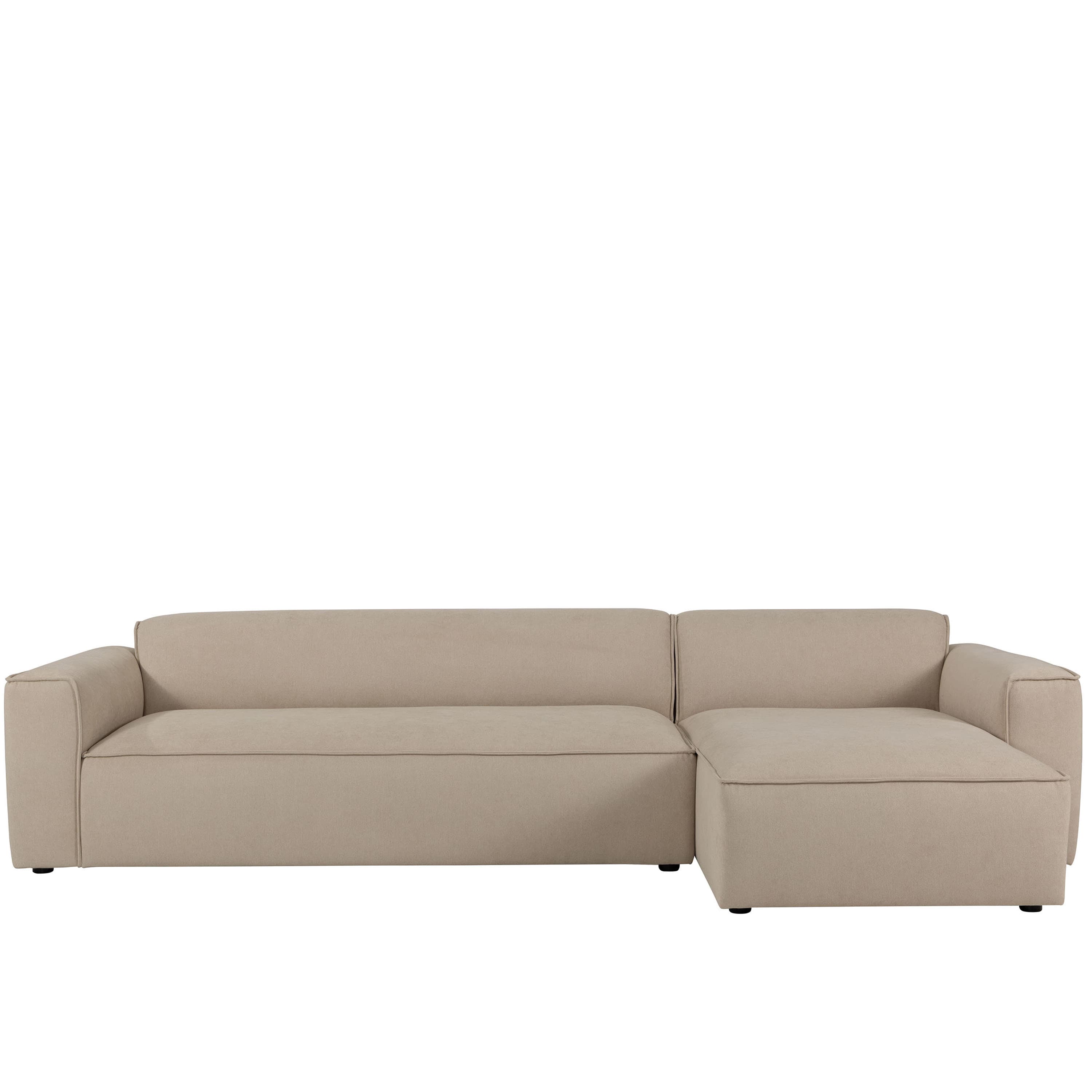 Bobbie 4-Sitzer Sofa mit Recamiere rechts Beige 322 cm
