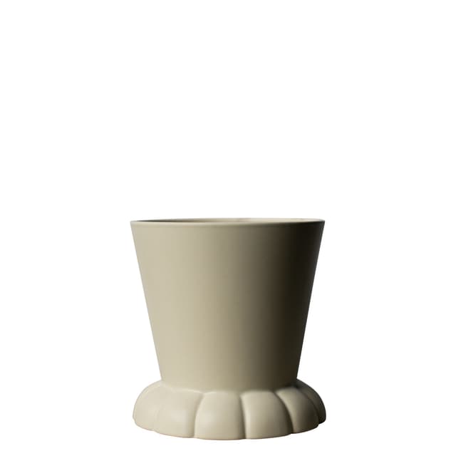 Flora Keramiktopf Creme Groß