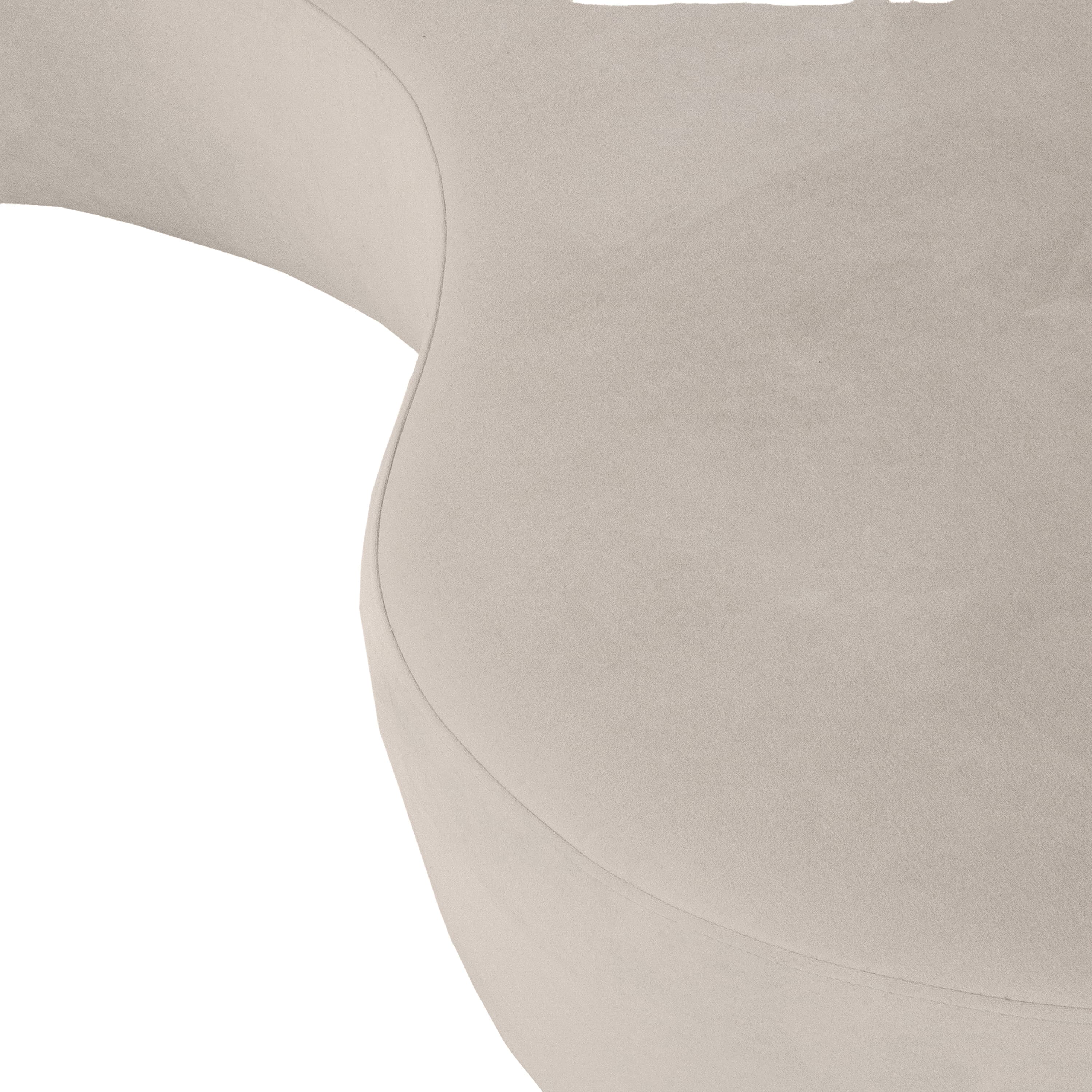 Moon 3-Sitzer Sofa Samt Greige 190cm