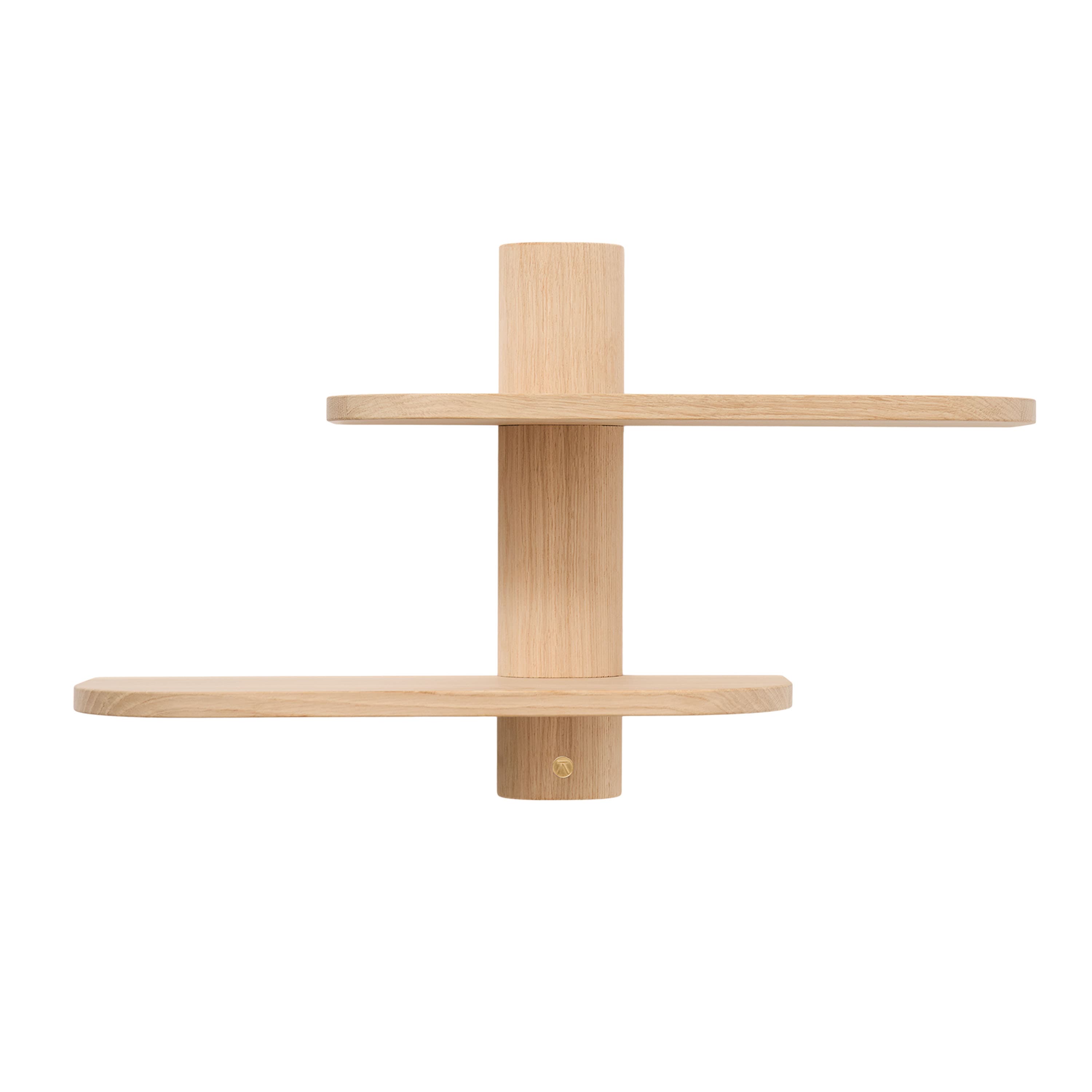 Bend Wandregal Eiche 50x40