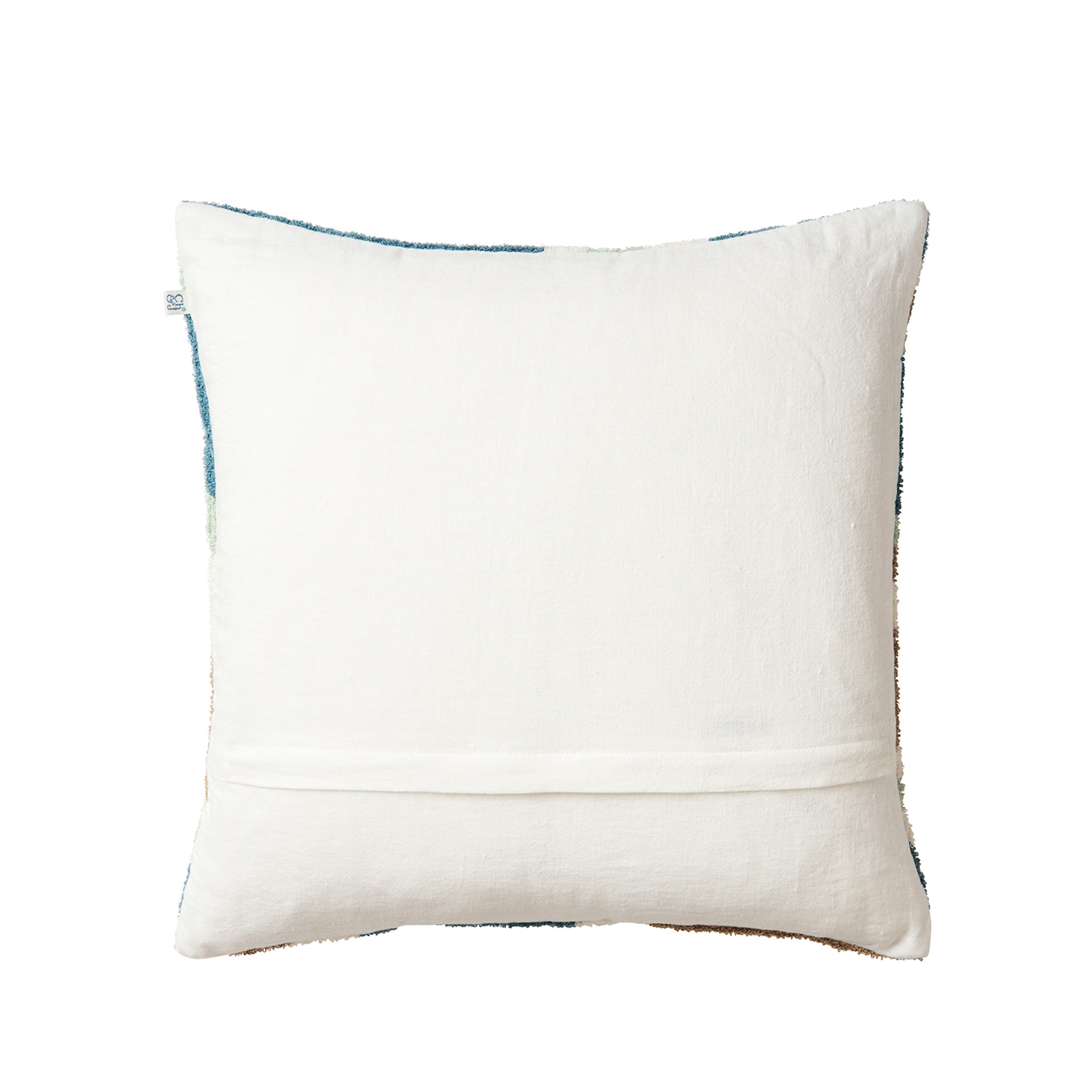 Godavari Kissenbezug Heaven Blau/Aqua/Sand/Off-White 50x50 cm