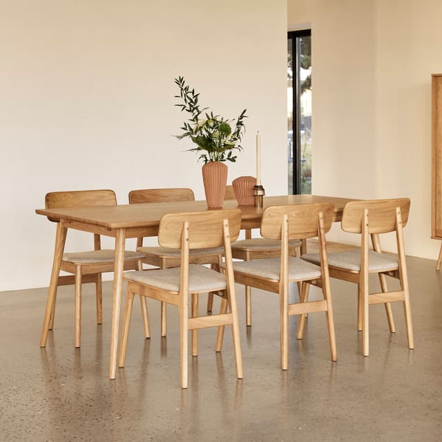 Sofia Dining Table Natural Oak 190cm