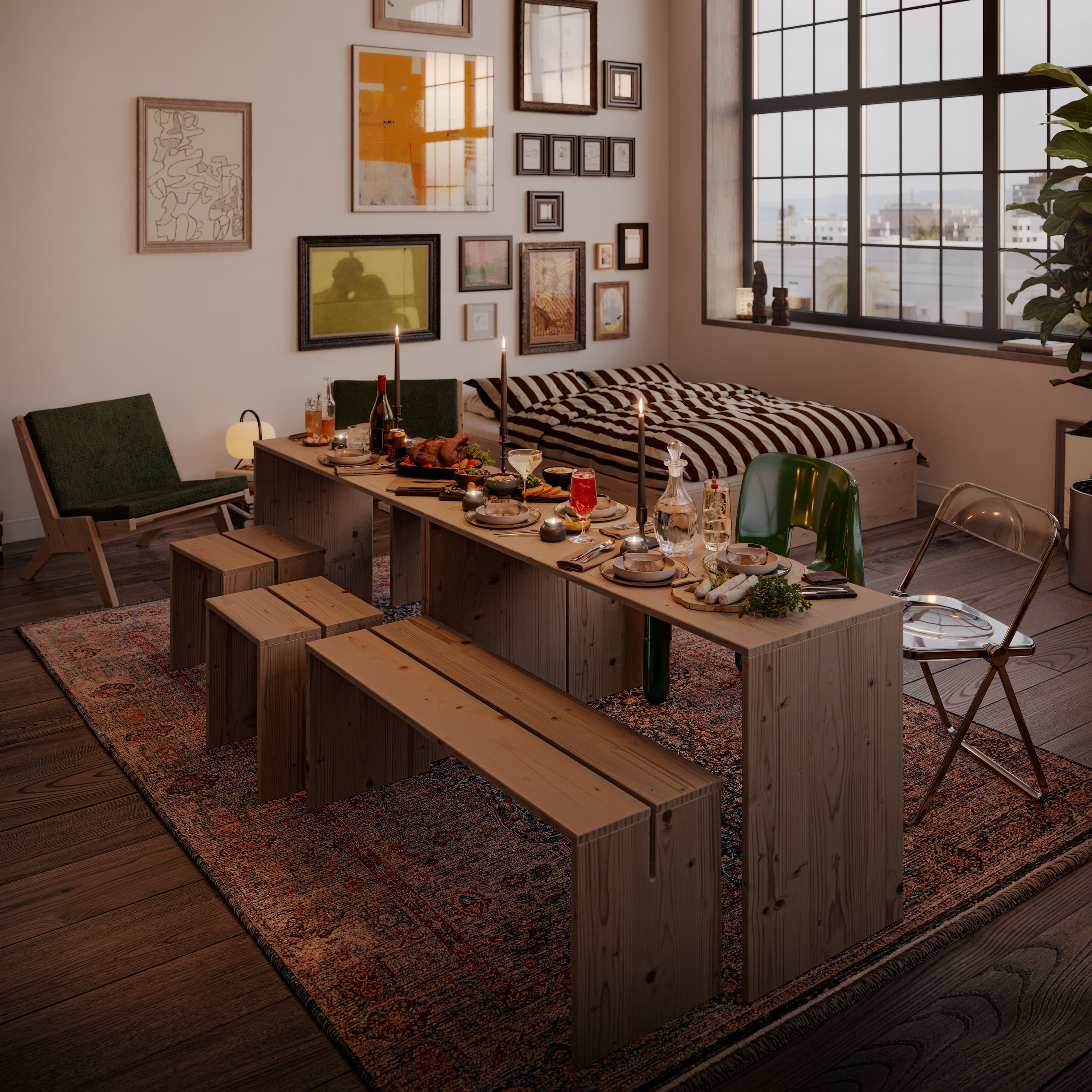 Join-in Esstisch Natur 124x79