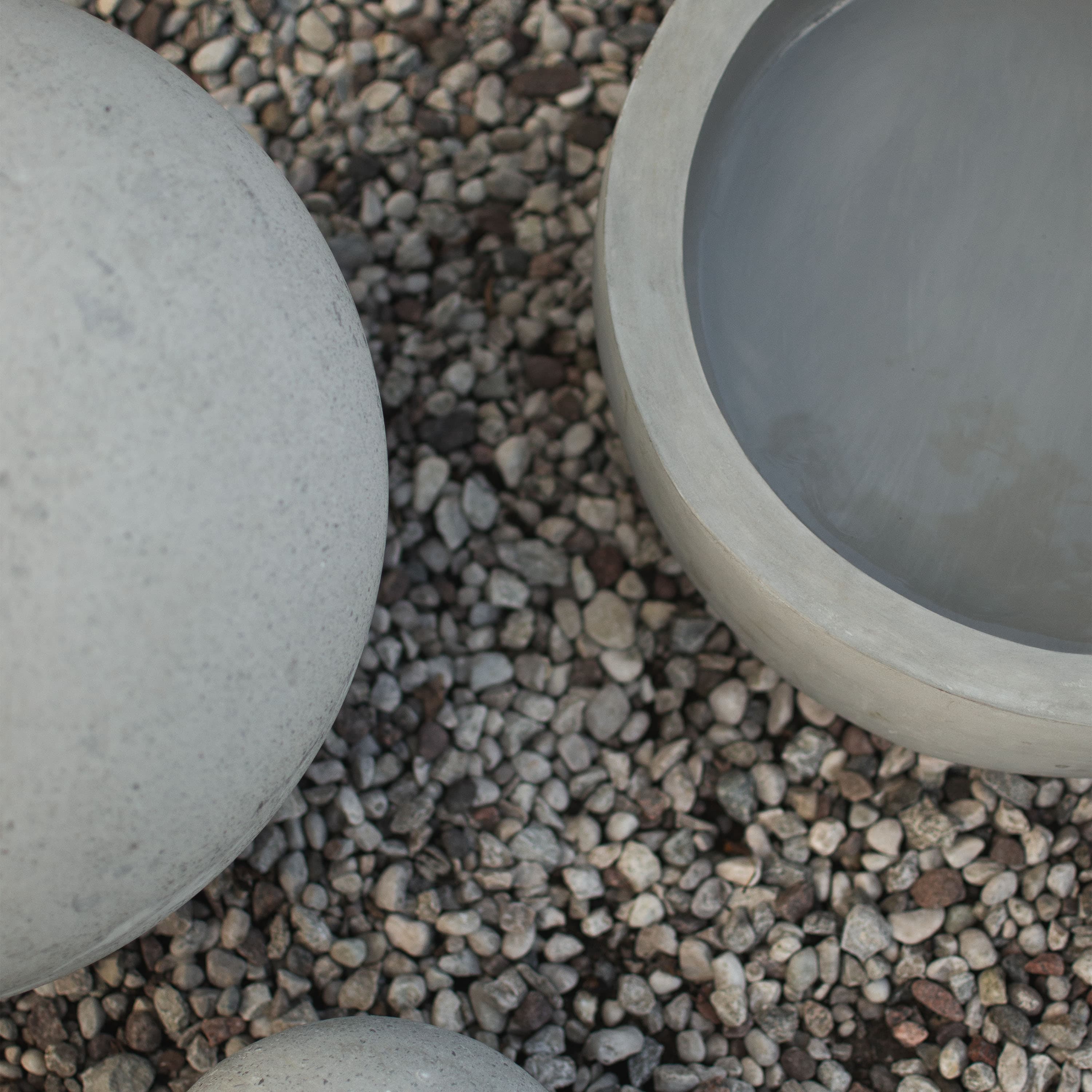 Garden Bowl  Schale Beton/Eisen Ø40