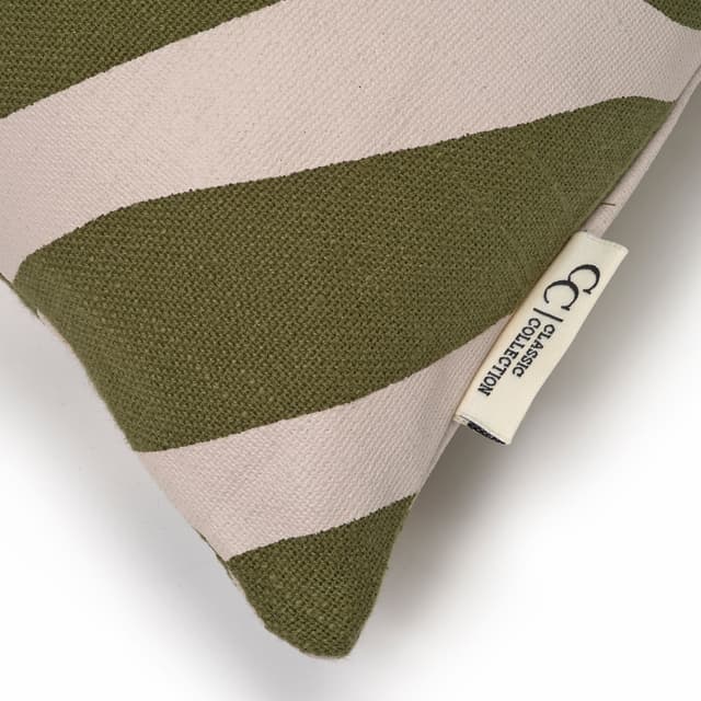 Savannah Kissenbezug Grün/Off white 50x50