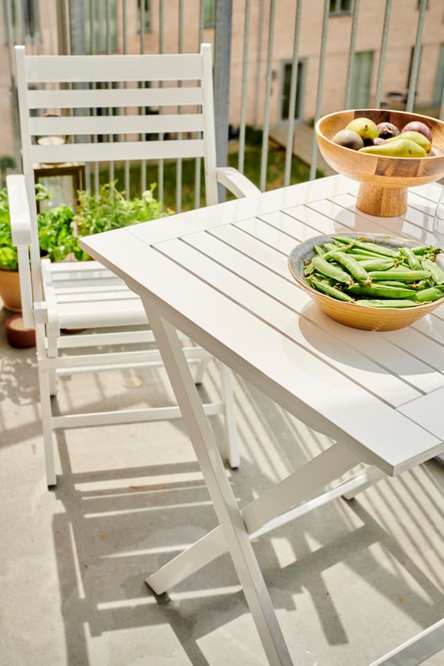 York Café Table White 70cm