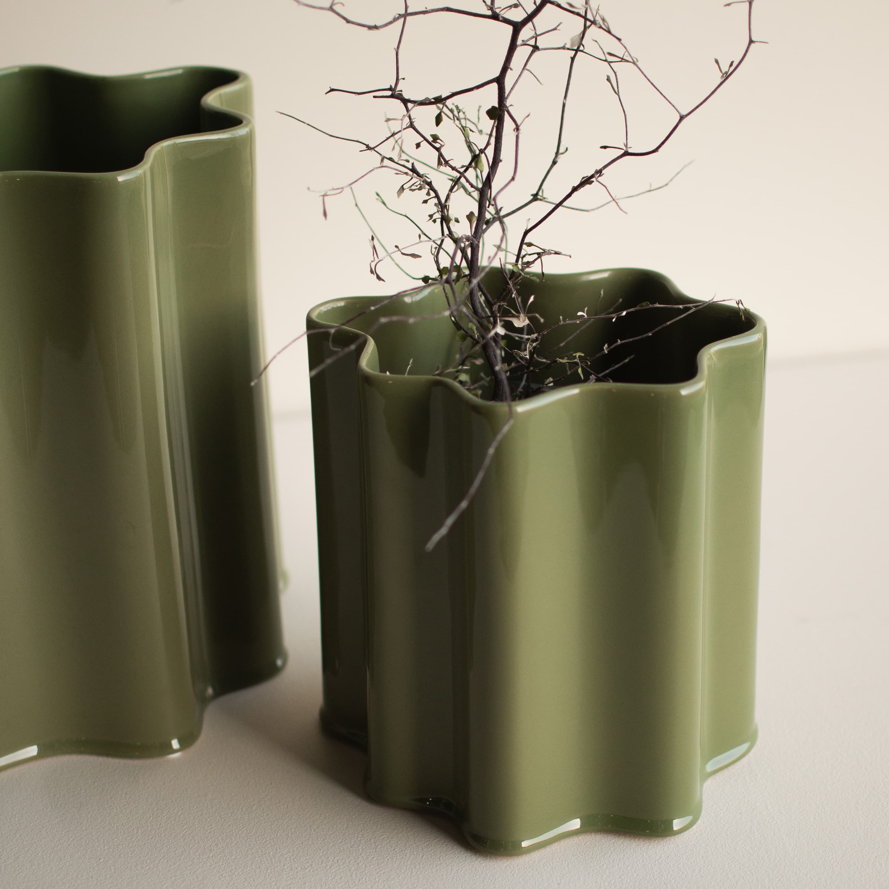 Filter Krug Glänzend grün Klein