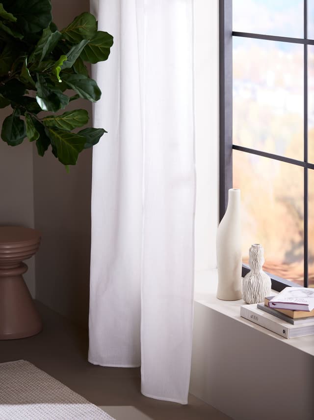 Cecil Curtain length Offwhite 290x350