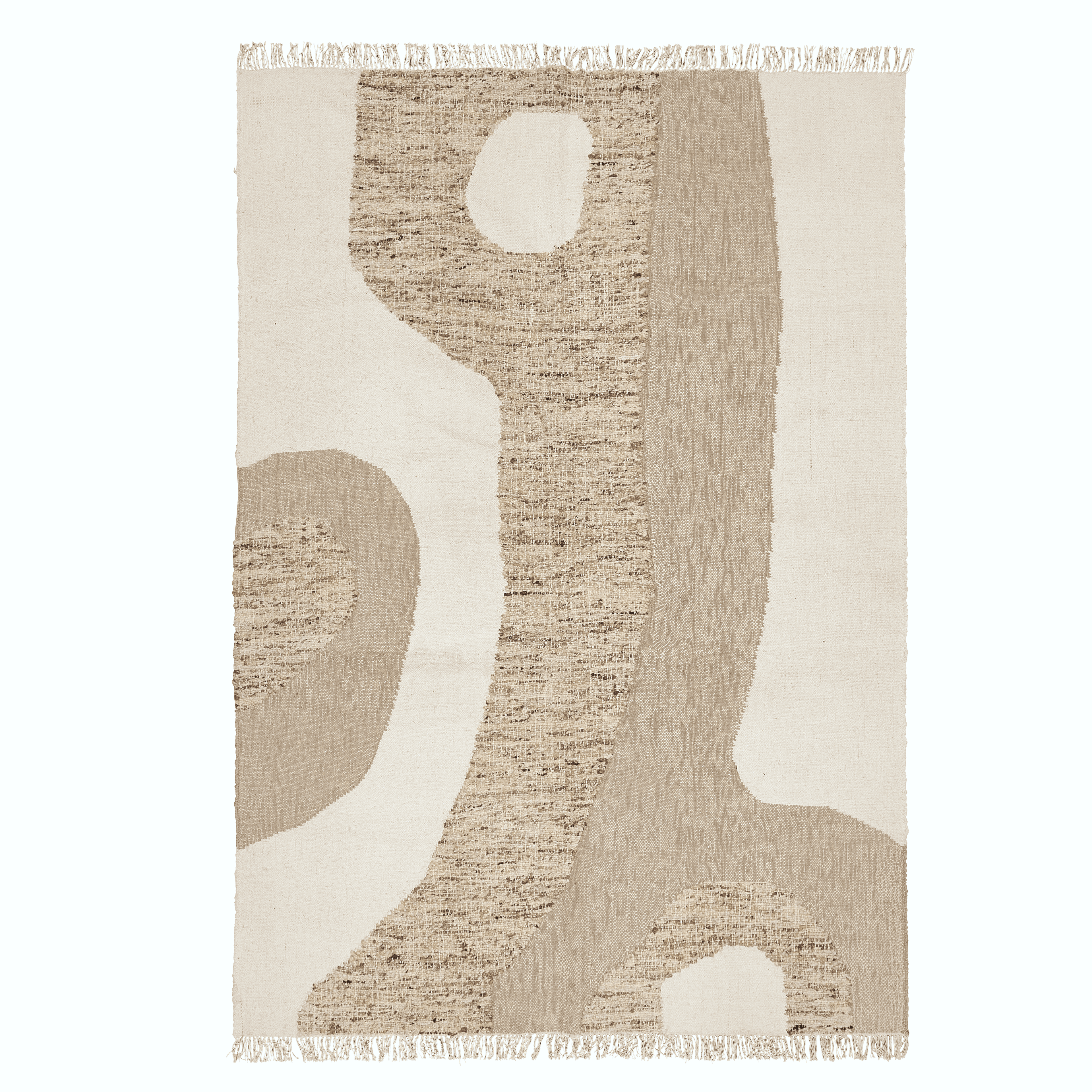 Nomi Wollteppich Beige 200x300