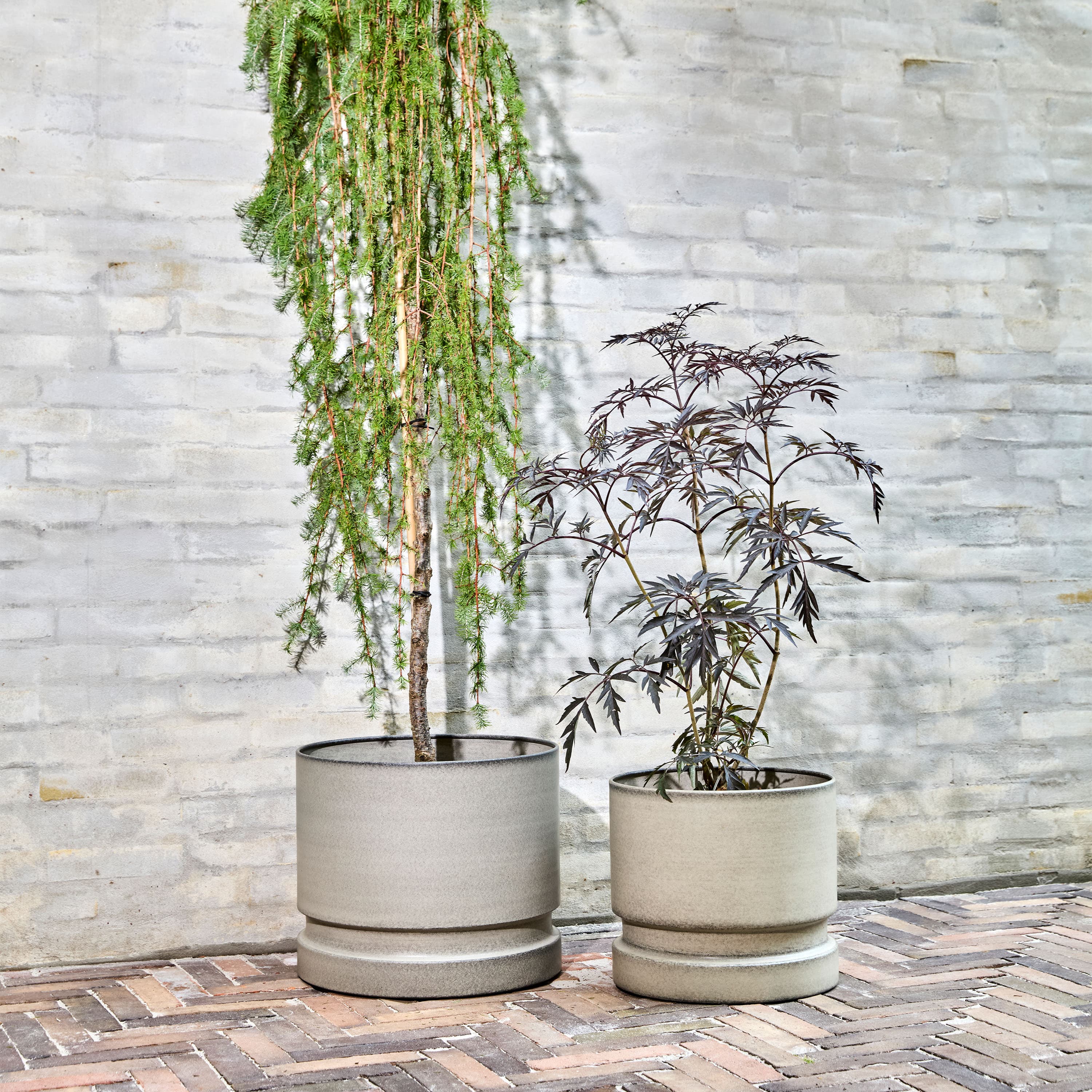 Pepple Blumentopf Sand 2er-Pack