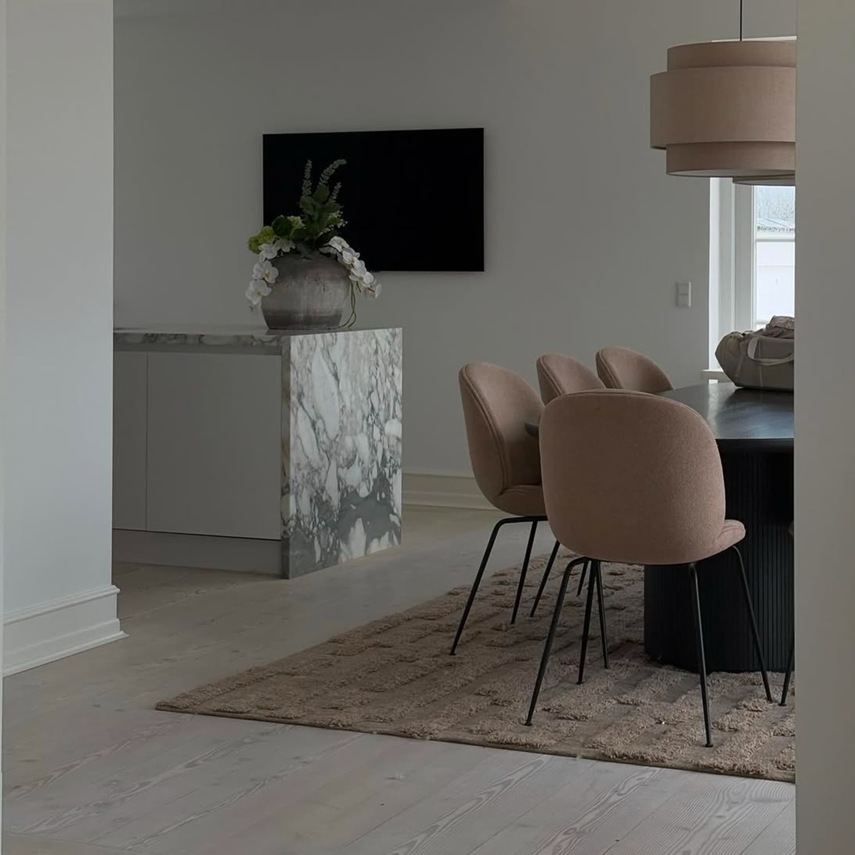 Bielke Wollteppich Dark Beige 200x300