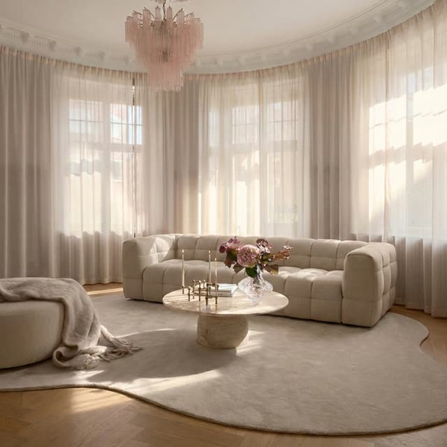 Billie 4-Sitzer Sofa Beige Bouclé