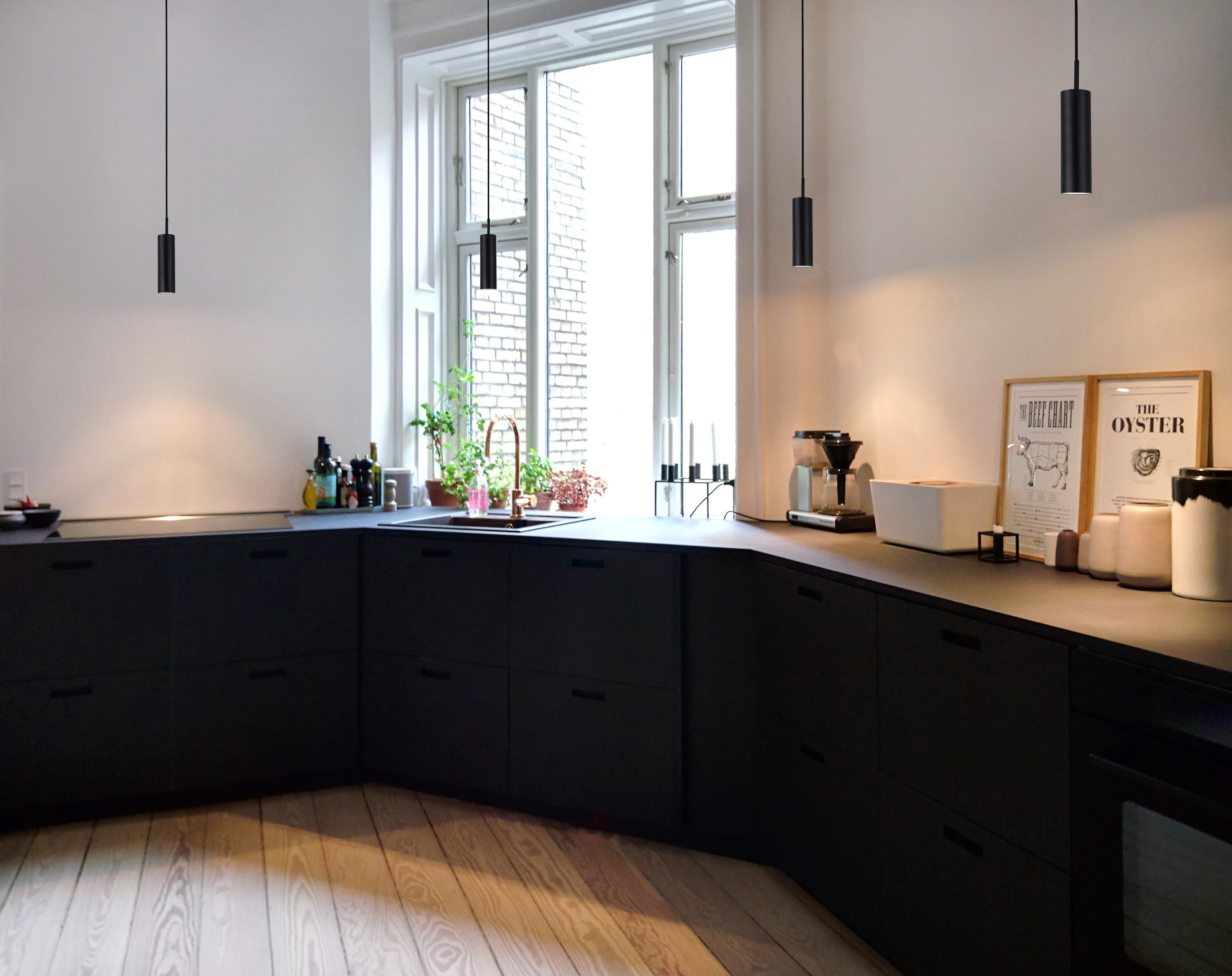 MIB 6-Spotlight Deckenleuchte Schwarz