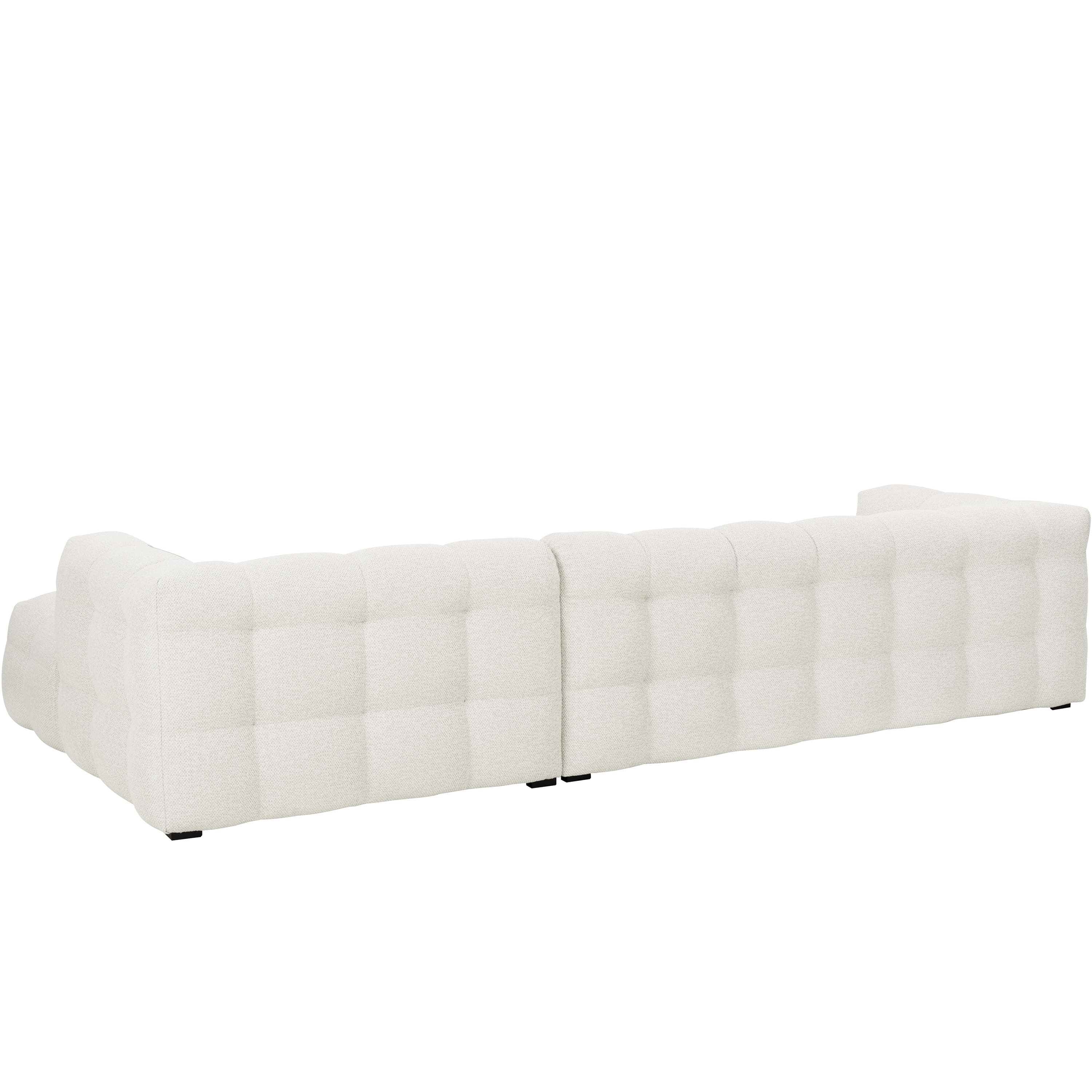 Billie Divansofa Rechts Ivory Bouclé