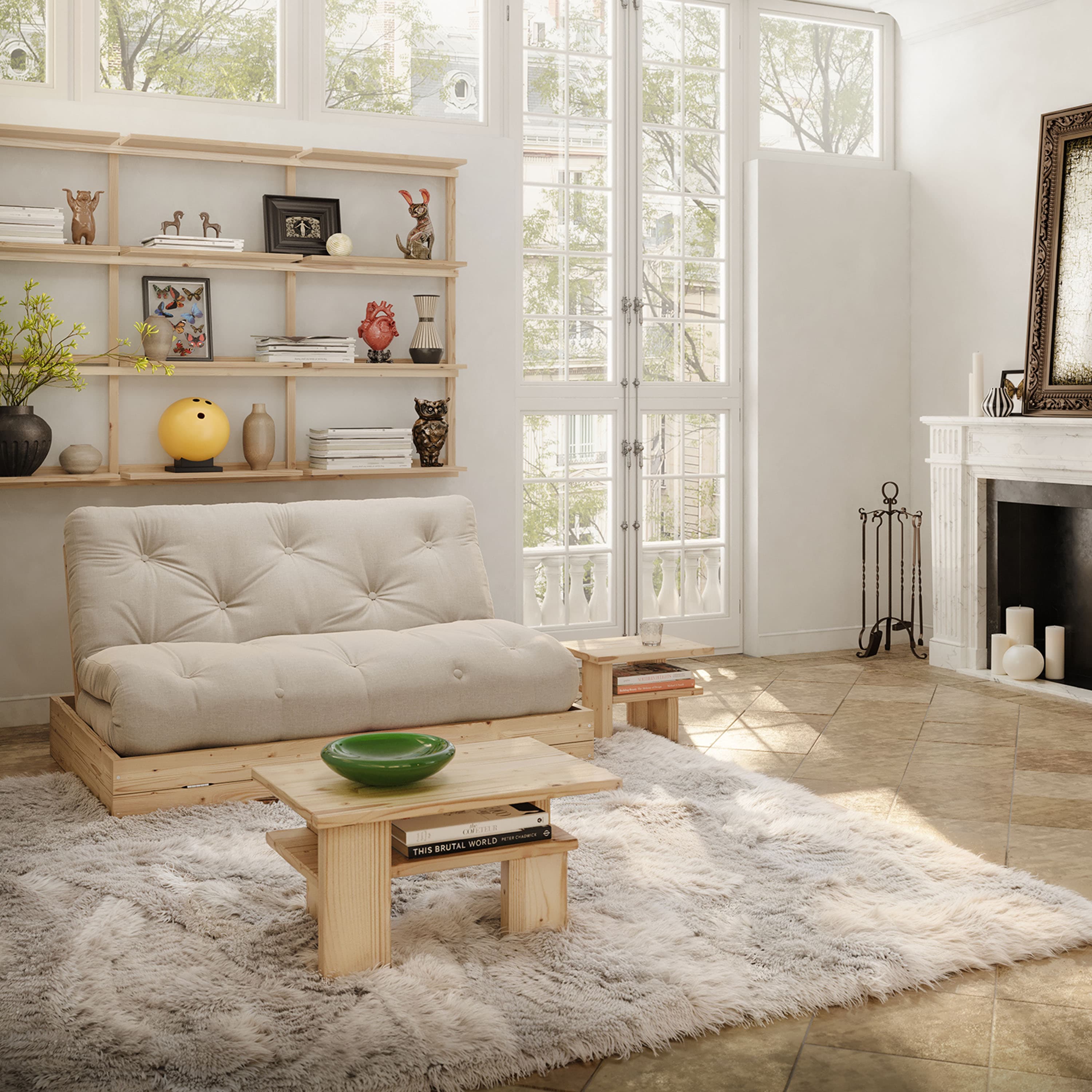 Japan Couchtisch Raw 68x45x36
