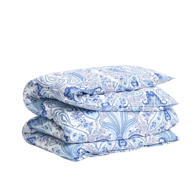 Key West Paisley Bettbezug Palace Blue 150x210