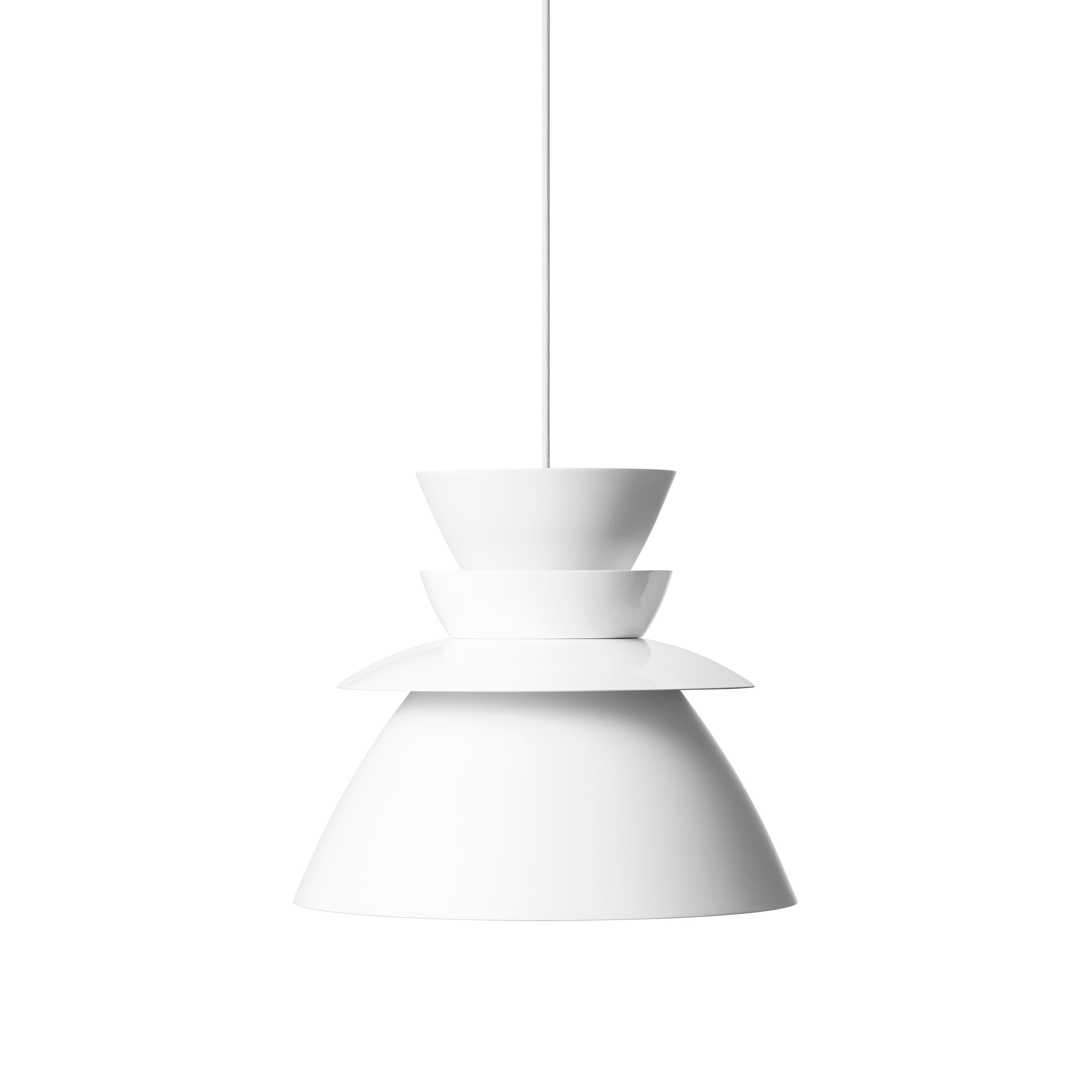 Sundowner Pendelleuchte Weiß 40cm