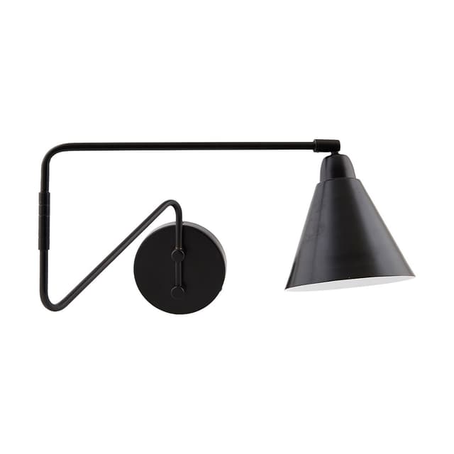 Game Wandleuchte Schwarz 70cm
