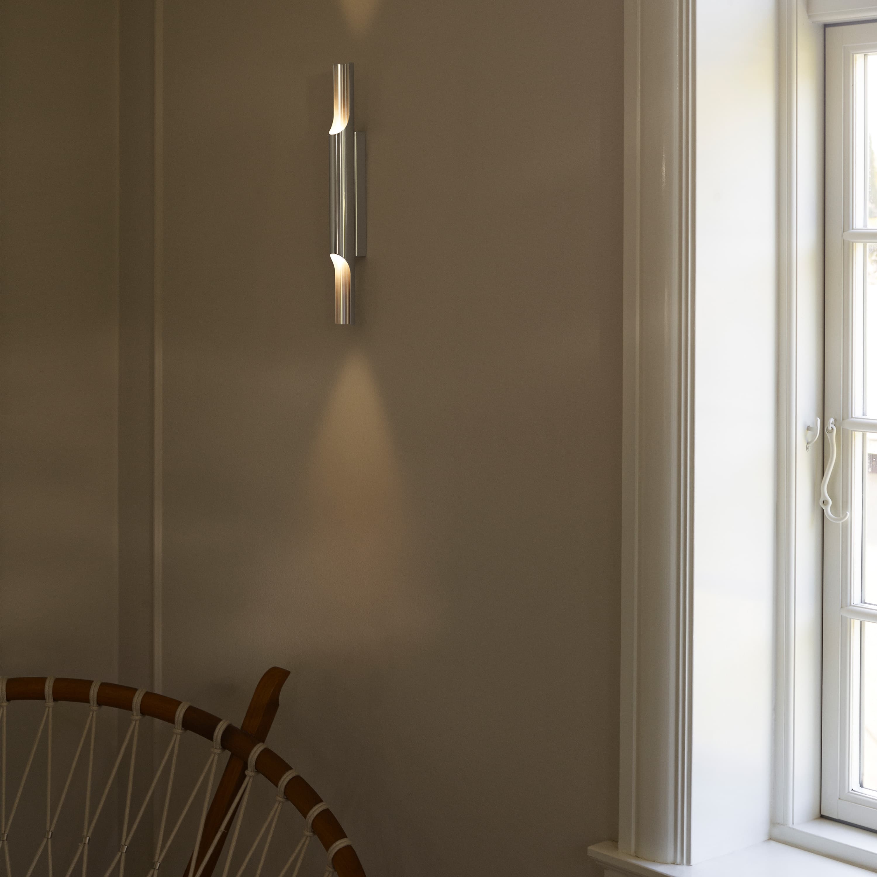Pan Wandleuchte Aluminium 60cm