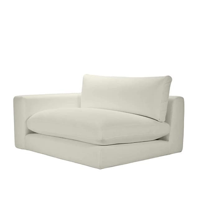 Capri 1.5-seater Sofa Module Left Armrest Beige 142cm